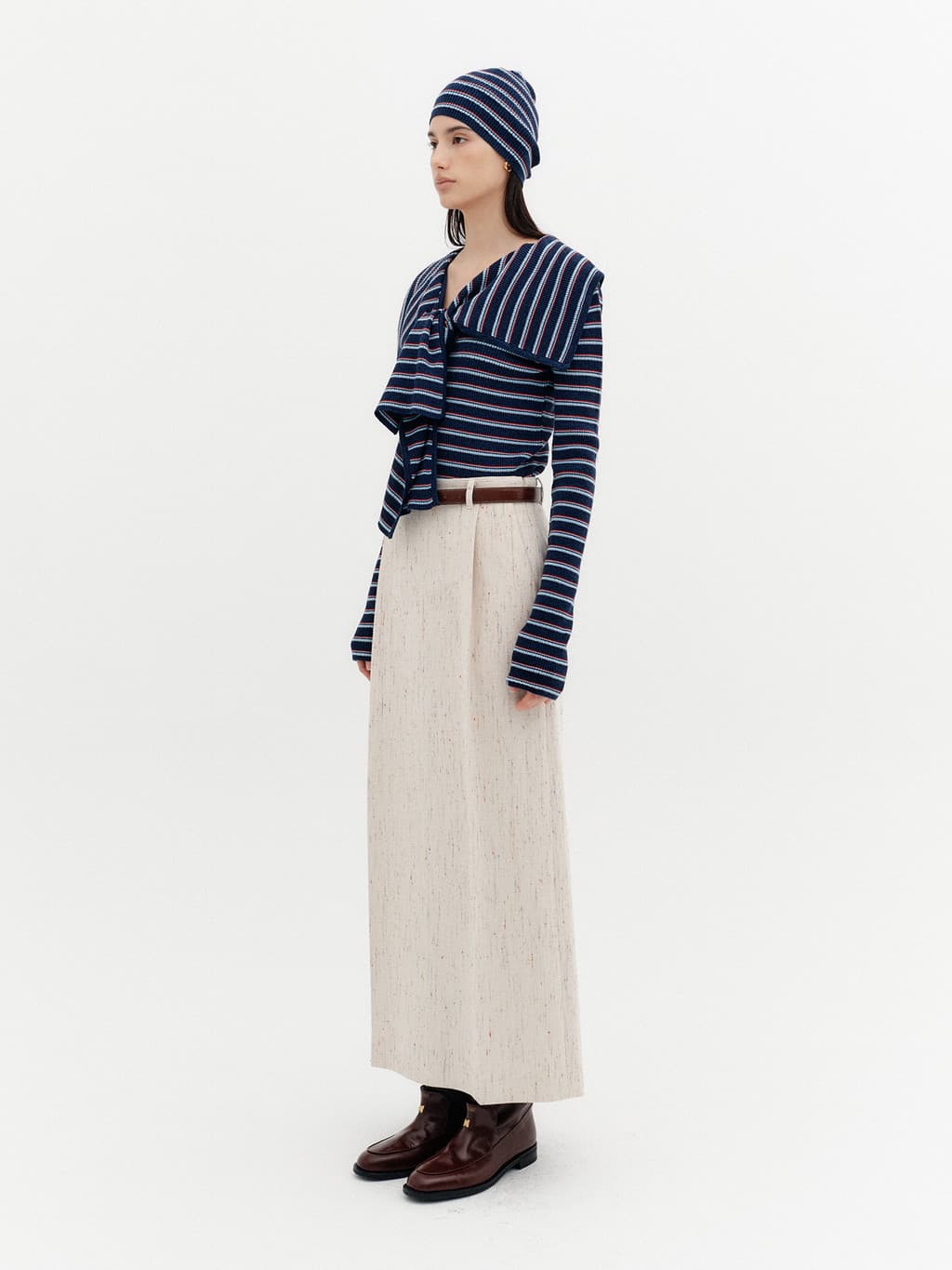 Multi Way Button Cardigan - Navy — vue 5