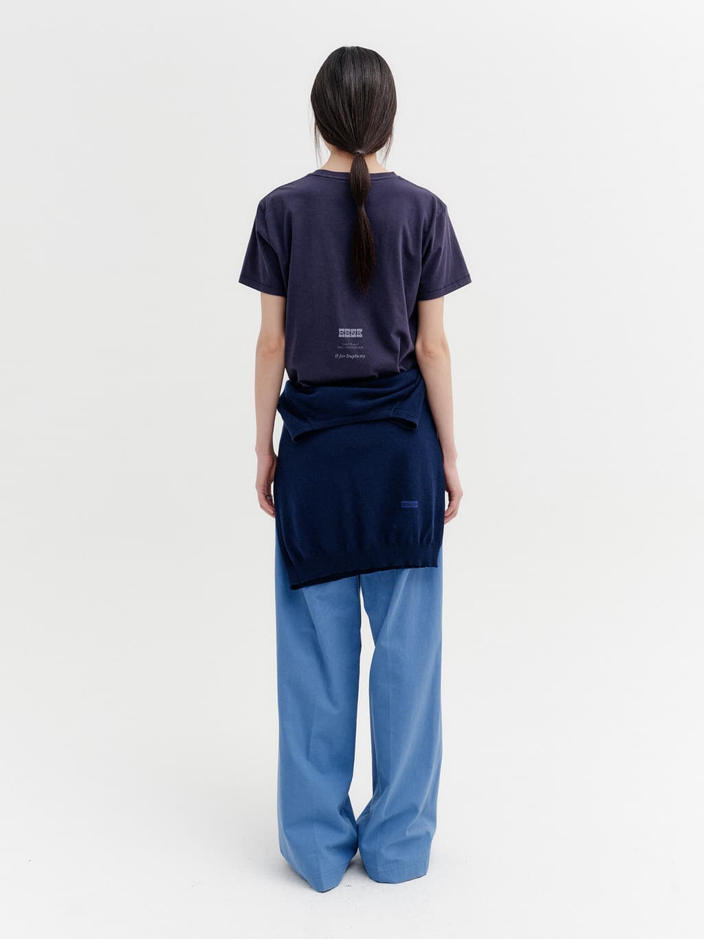 Rose Point T-Shirt - Navy — vue 6