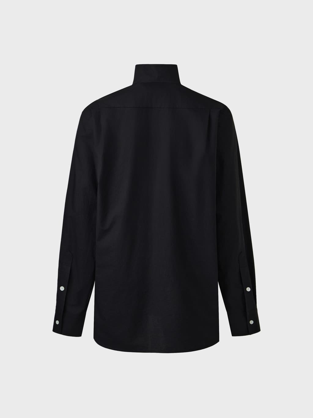 Classic Logo Embroidered Shirt - Black — vue 11
