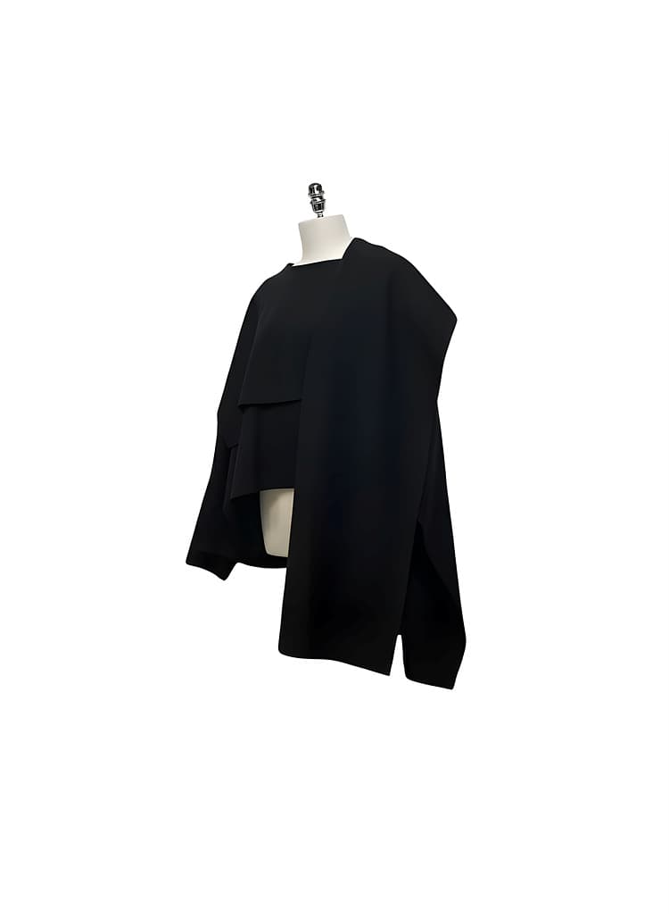 GDeL Less Line Cape Wide Top (Black) — vue 11