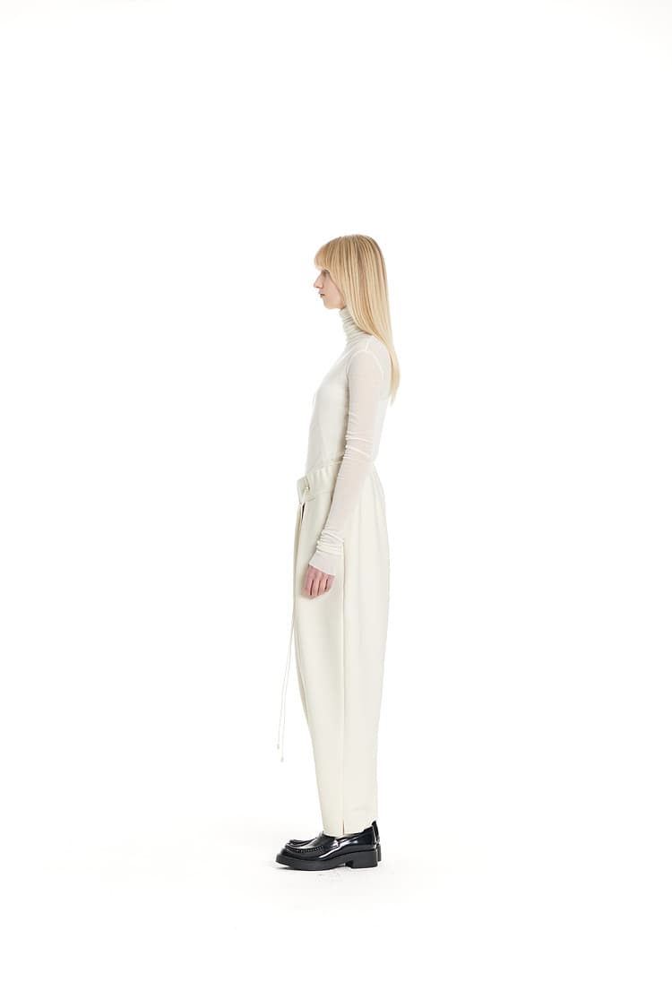 GDeL Less Line Volume Pants (Cream) — vue 5