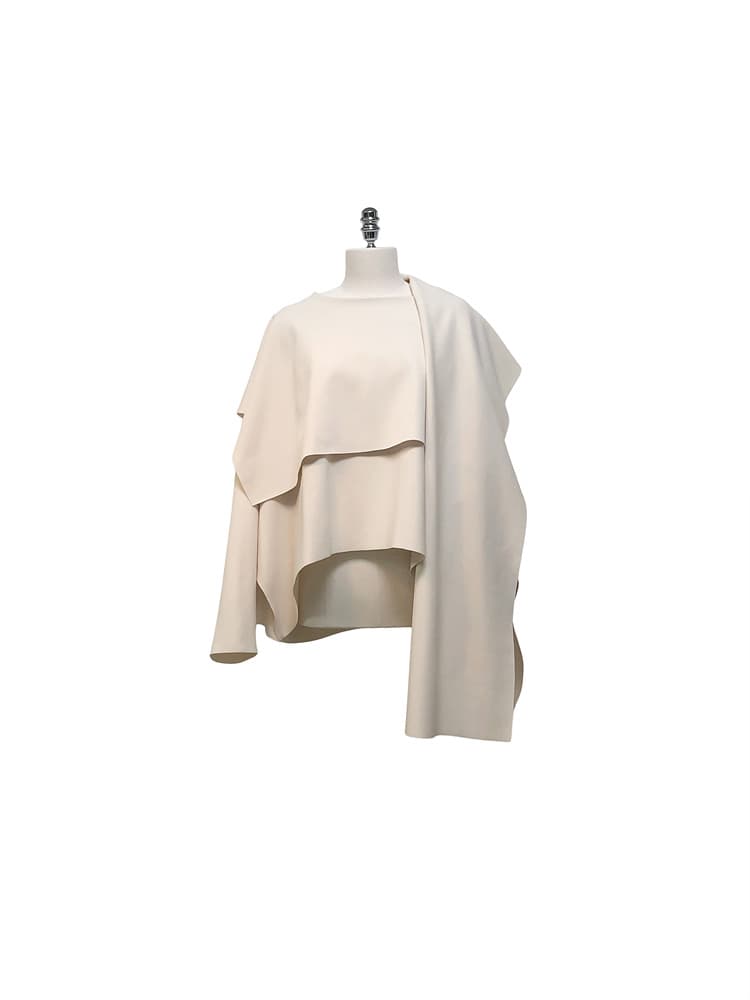 GDeL Less Line Cape Wide Top (Cream) — vue 12