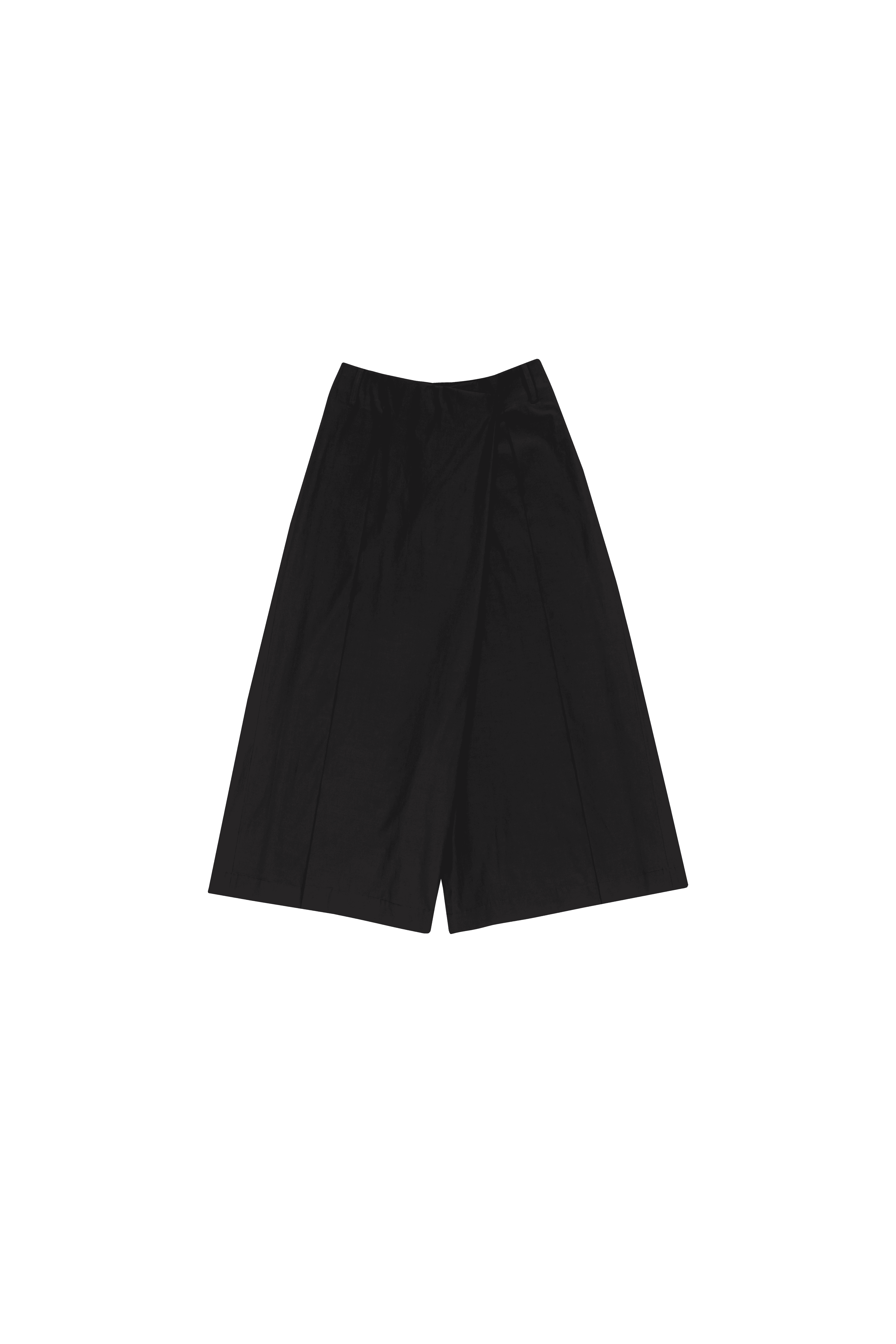GDeL Recycled Pure Wide Baggy Pants (Black)