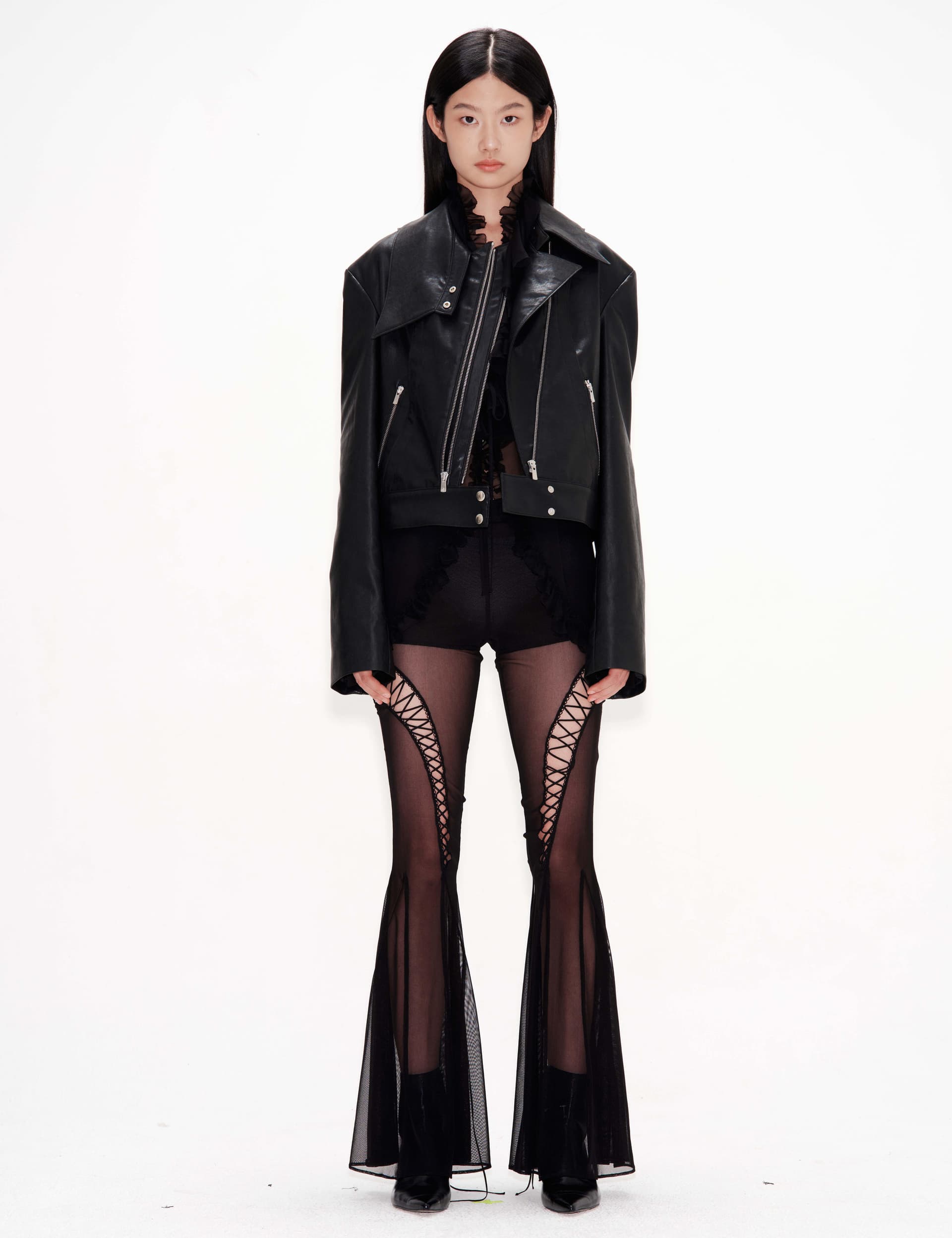 Slit Biker Jacket