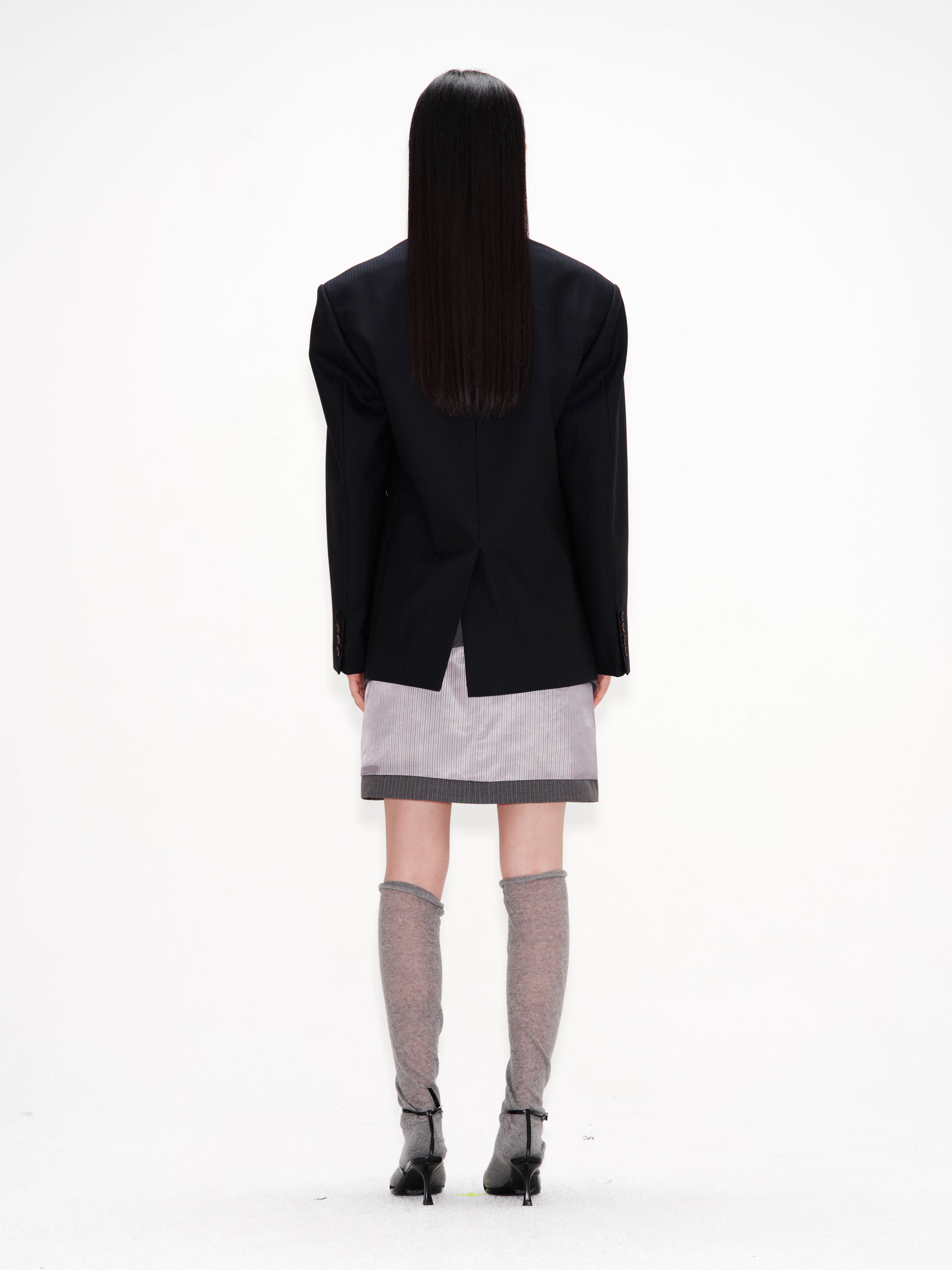 Tie Pierced Oversized Jacket — vue 3