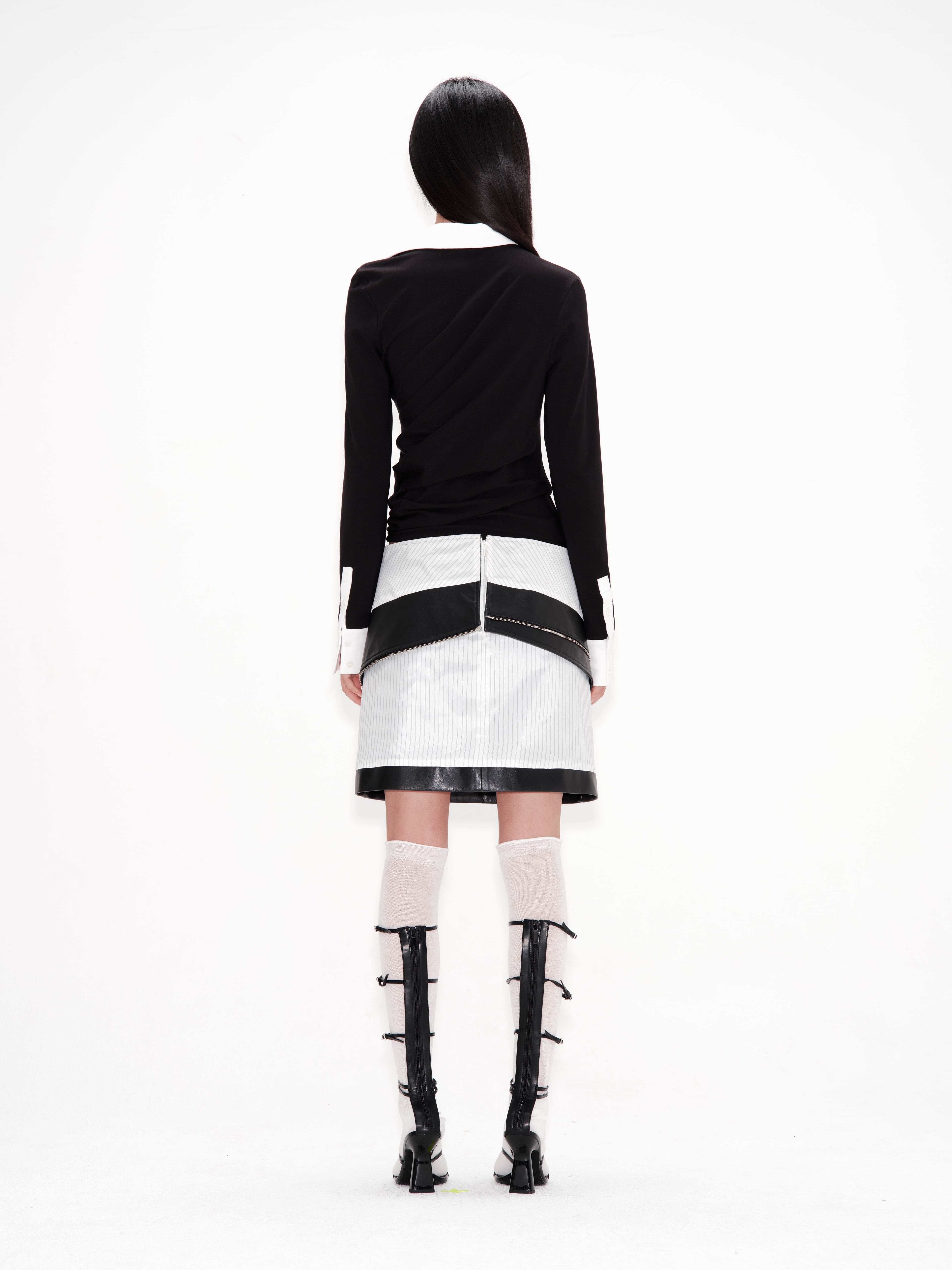 Upside Down Biker Jacket Skirt — vue 3