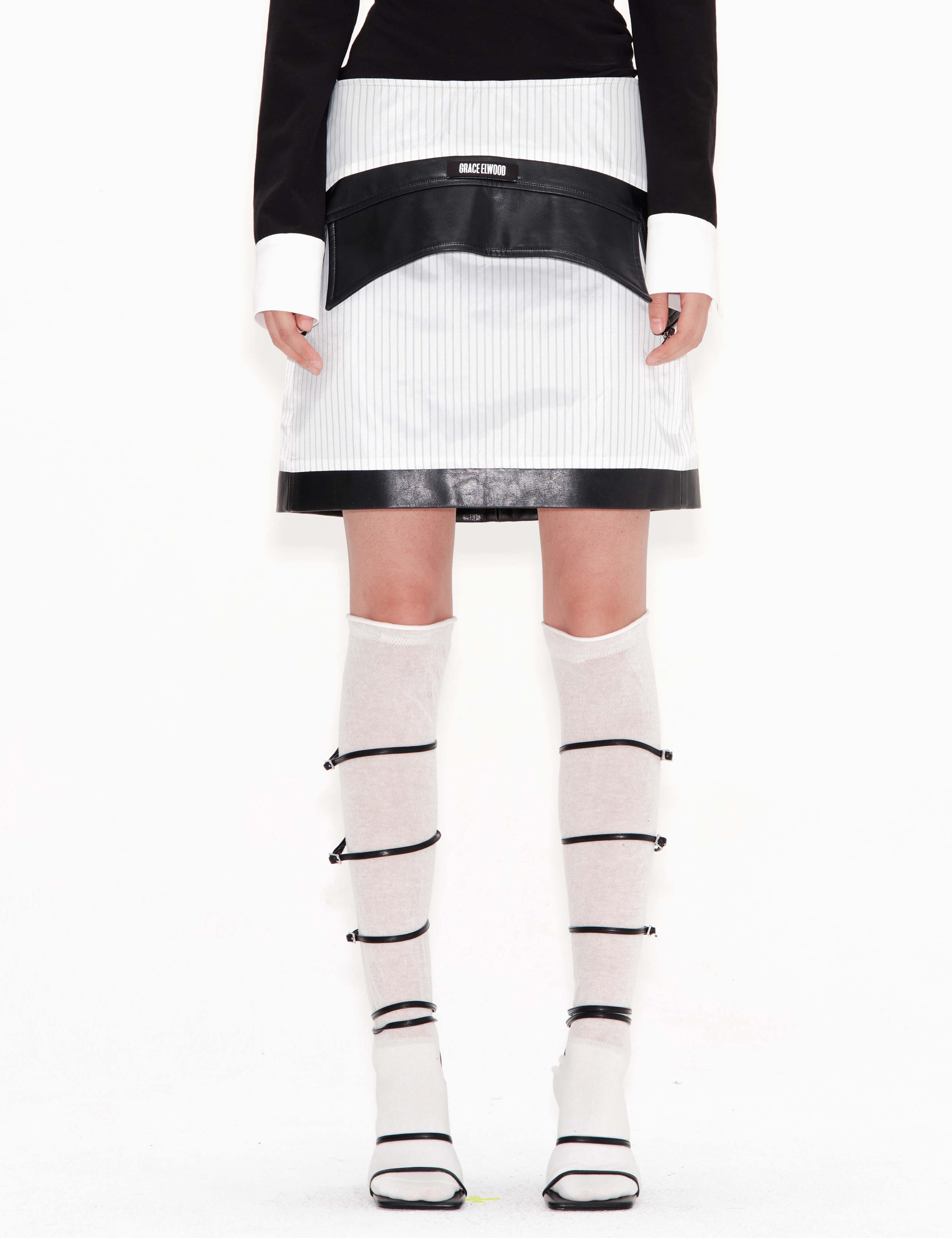 Upside Down Biker Jacket Skirt — vue 1