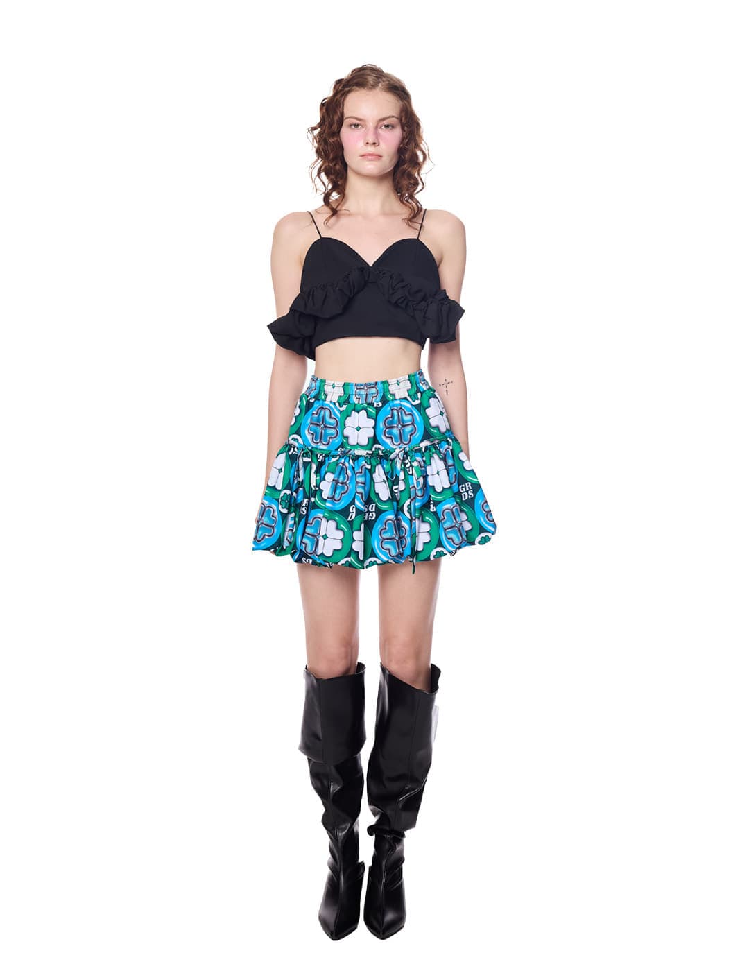 Signature Floral Frill Skirt — vue 1