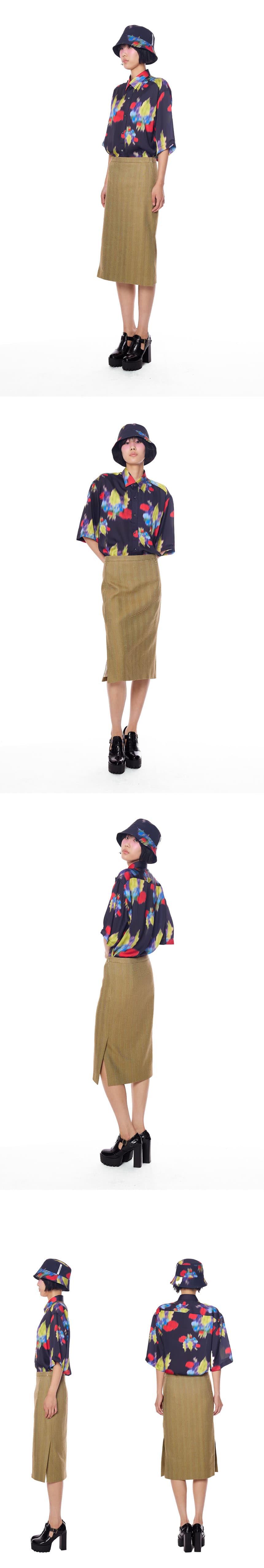 Side Slit Midi Skirt — vue 2