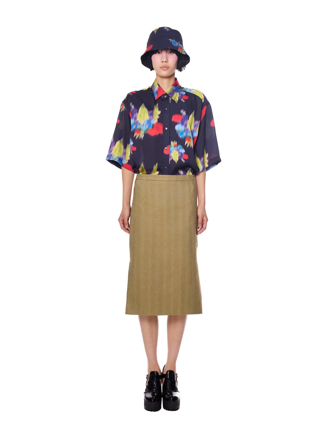 Side Slit Midi Skirt — vue 1