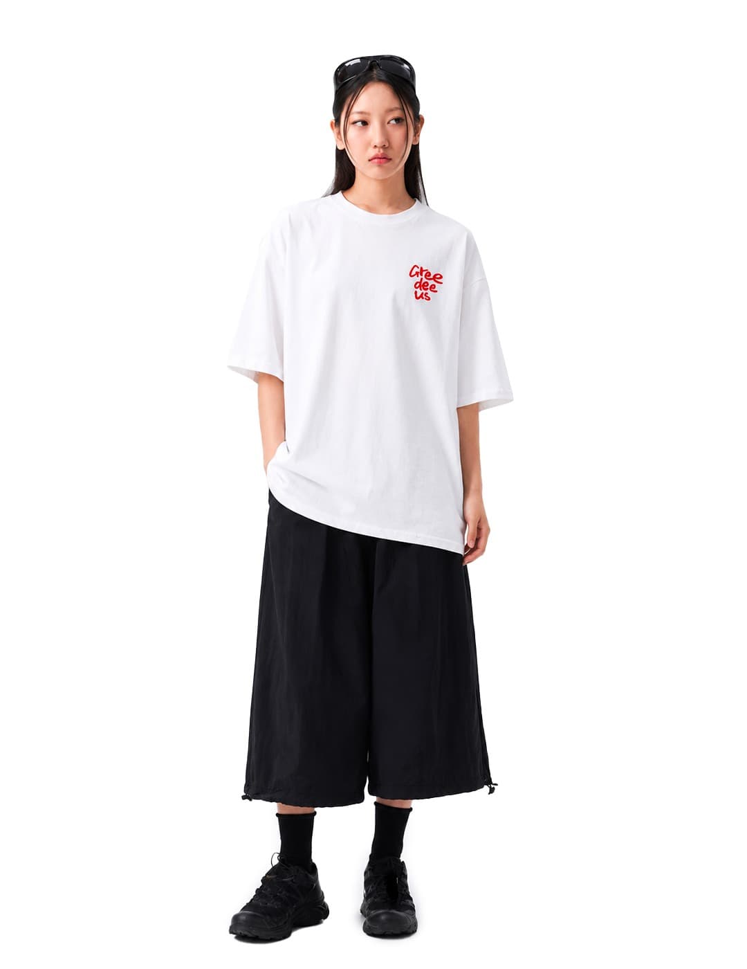 Greedeeus White T-Shirt — vue 1