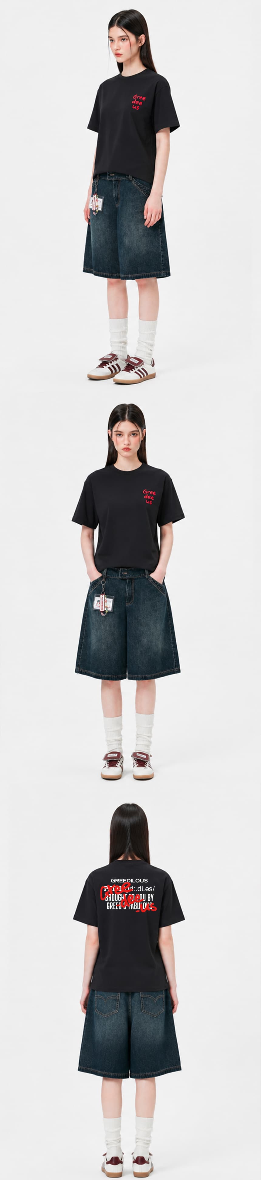 Greedeeus Black T-Shirt — vue 2