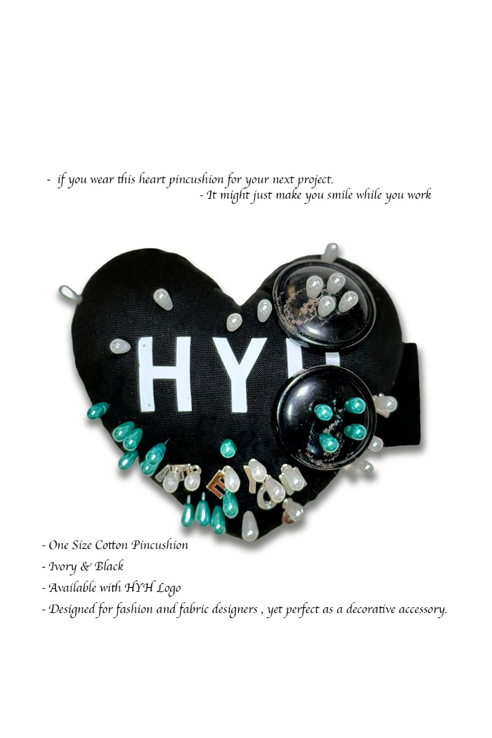Heart HYH Pincushion Object — vue 9