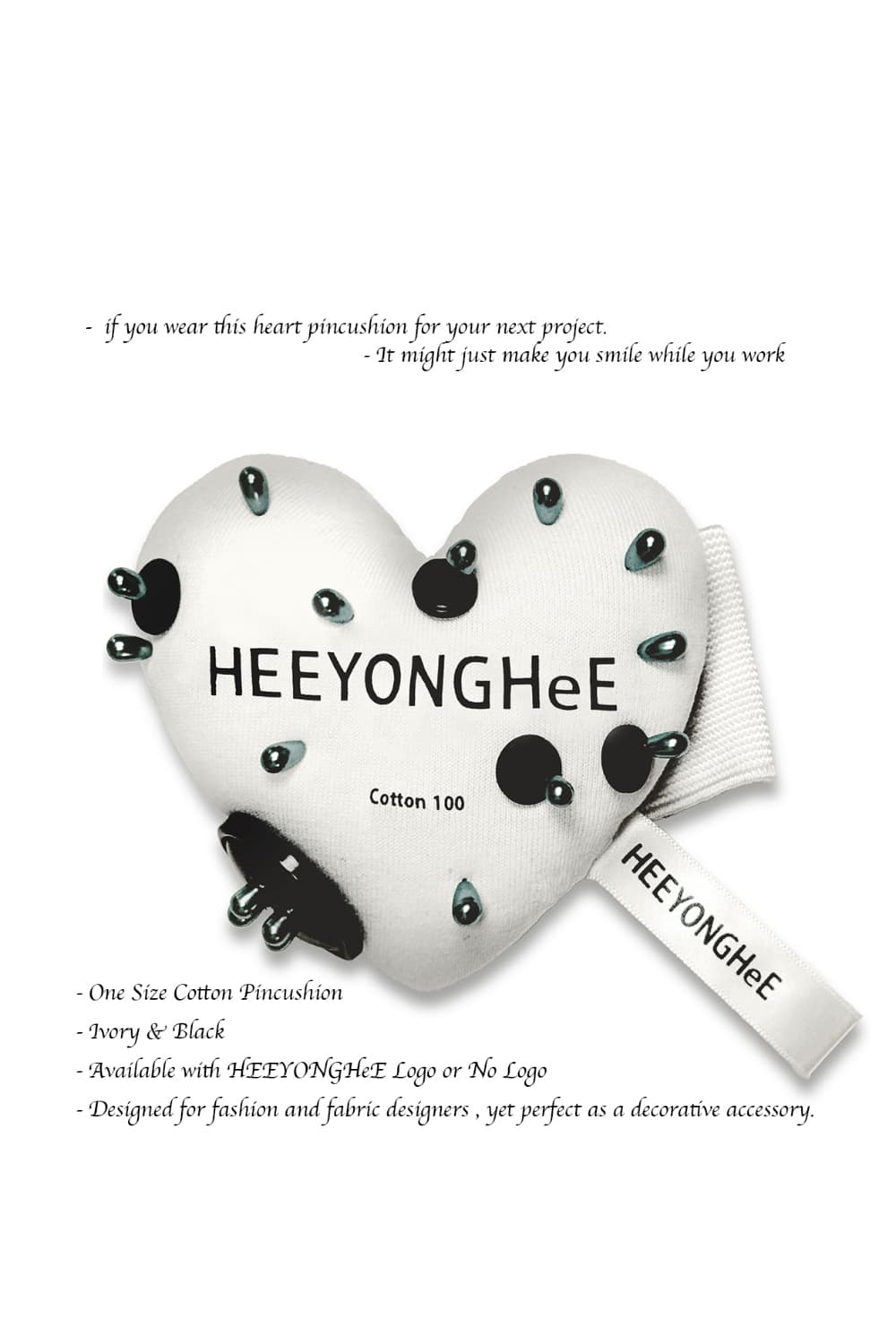 Heart Logo Pincushion Object — vue 7