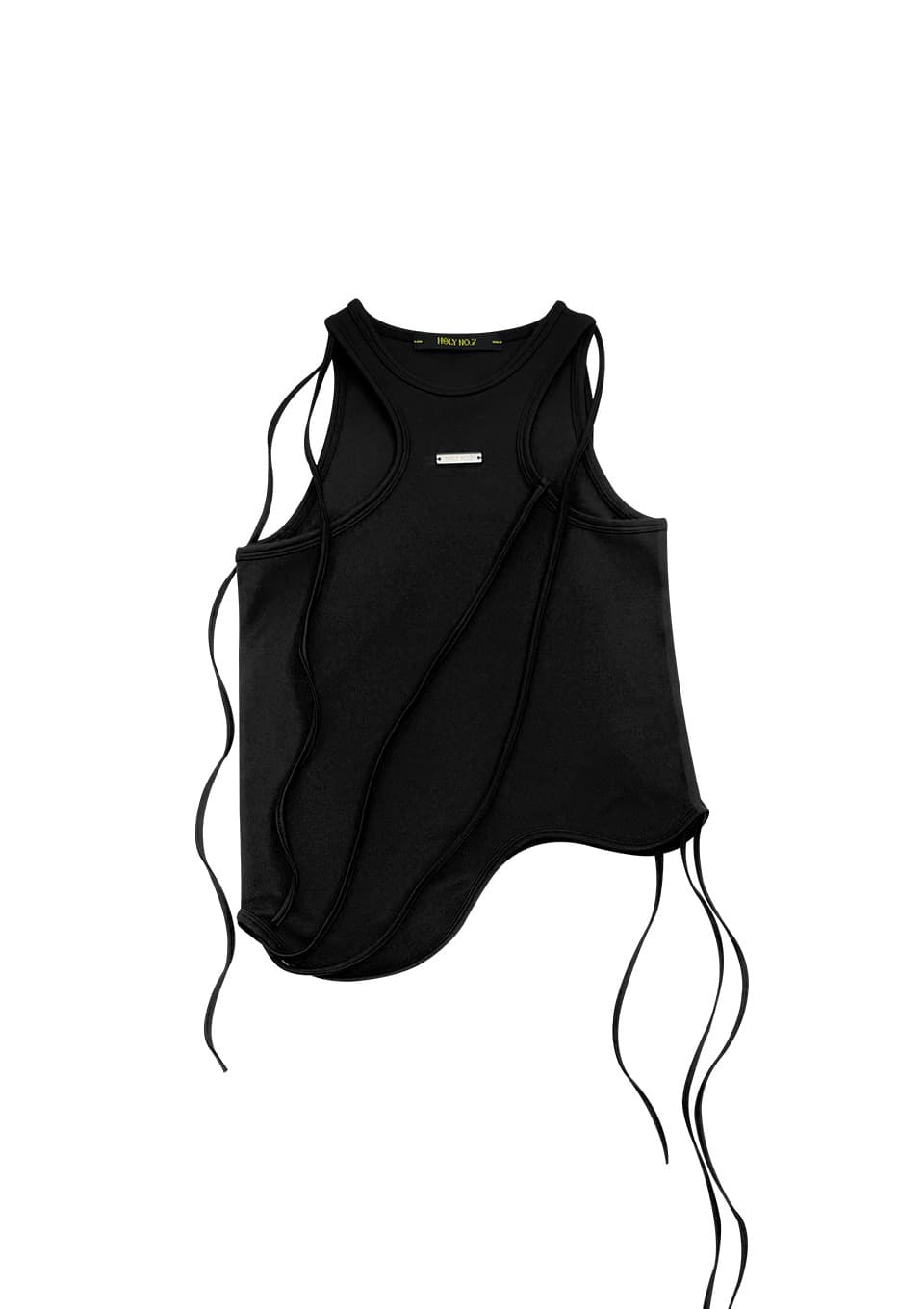 WAVE STRAP SLEEVELESS_BLACK
