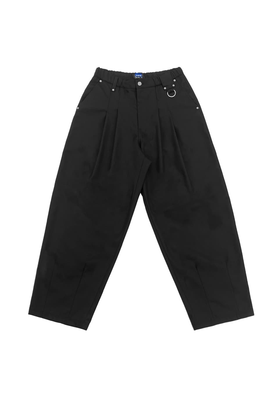 Slacks balloon pants_BLACK