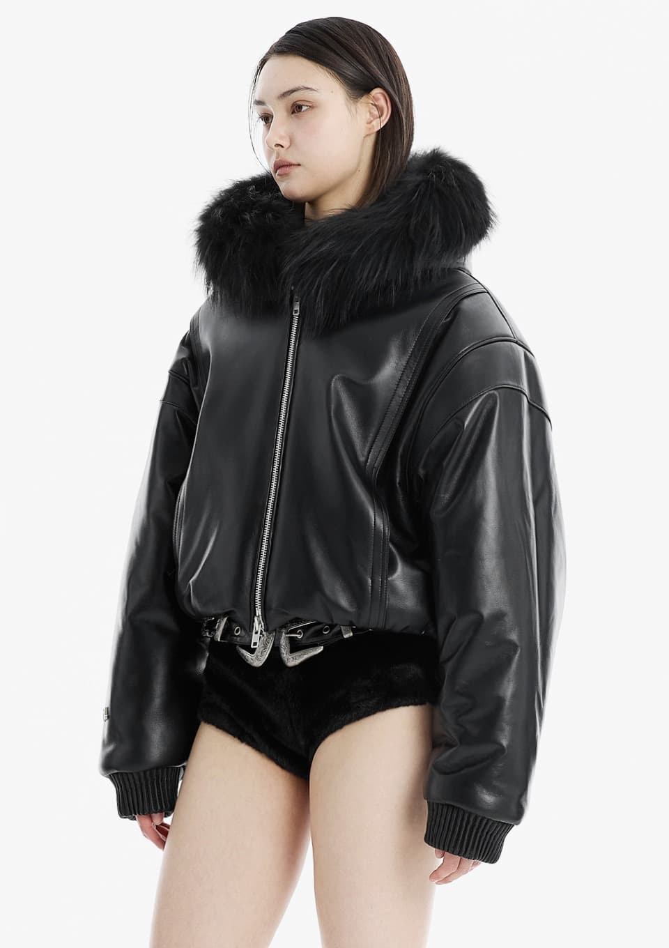 Soft Sheepskin Fur Leather Jacket