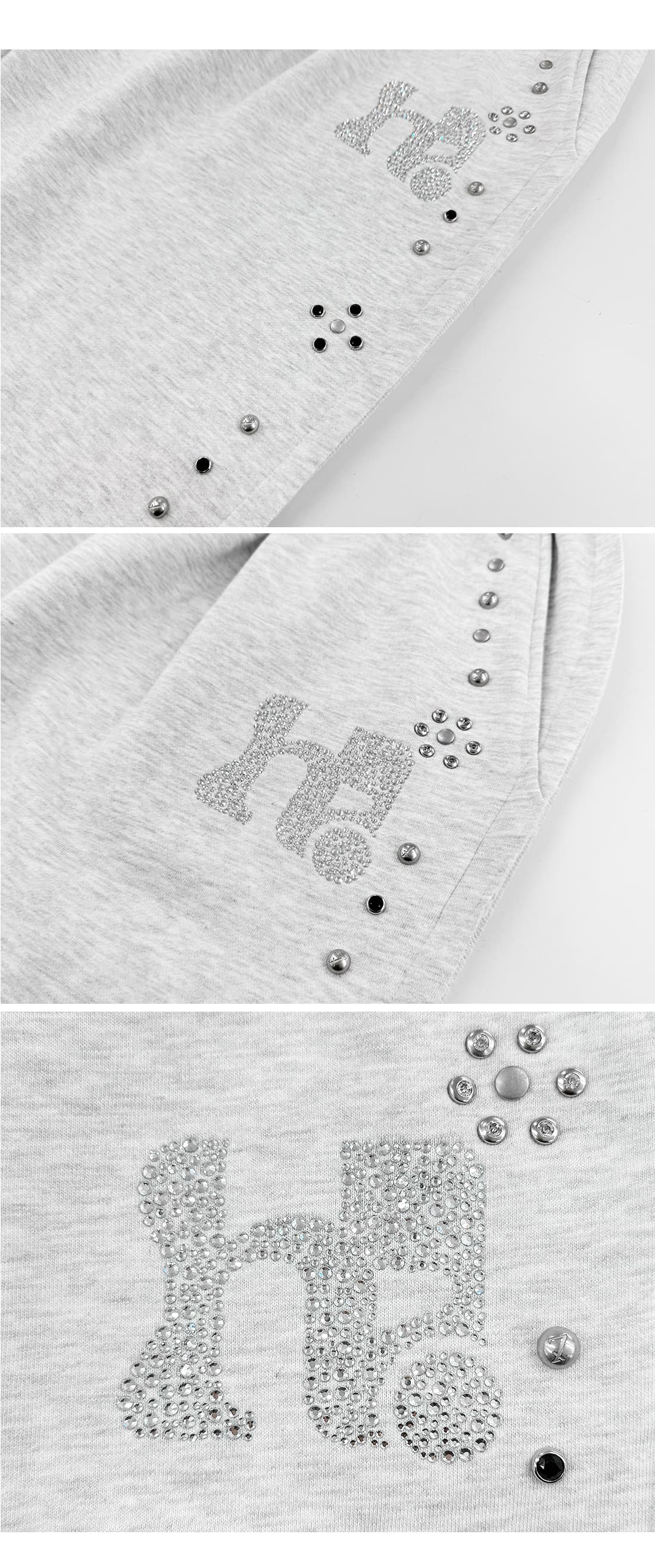 Simple One Tuck String Pants_WHITE MELANGE — vue 5