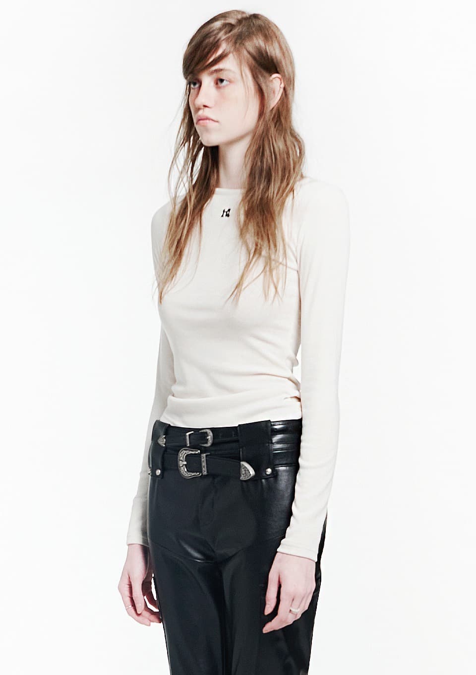 Holy Black Symbol Long Sleeve _ ivory