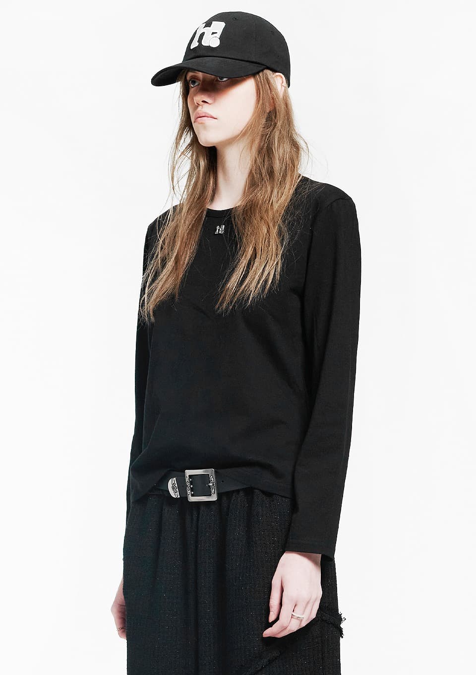 Point Symbol Black Long Sleeve