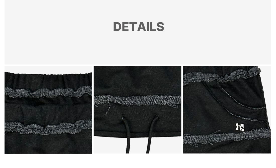 Sagging Layered Mini Skirt — vue 8