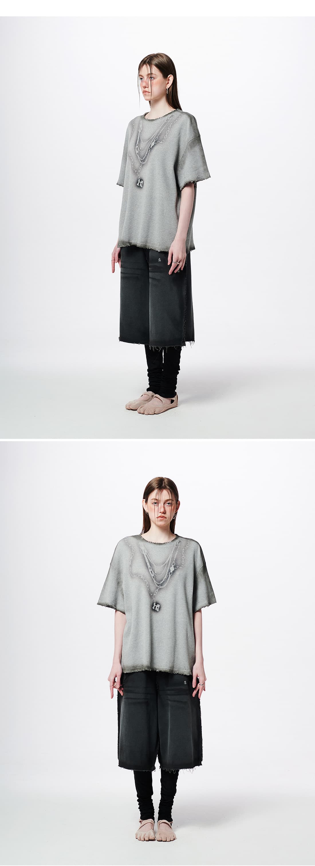 Necklace Graphic Oversized T-Shirt — vue 7
