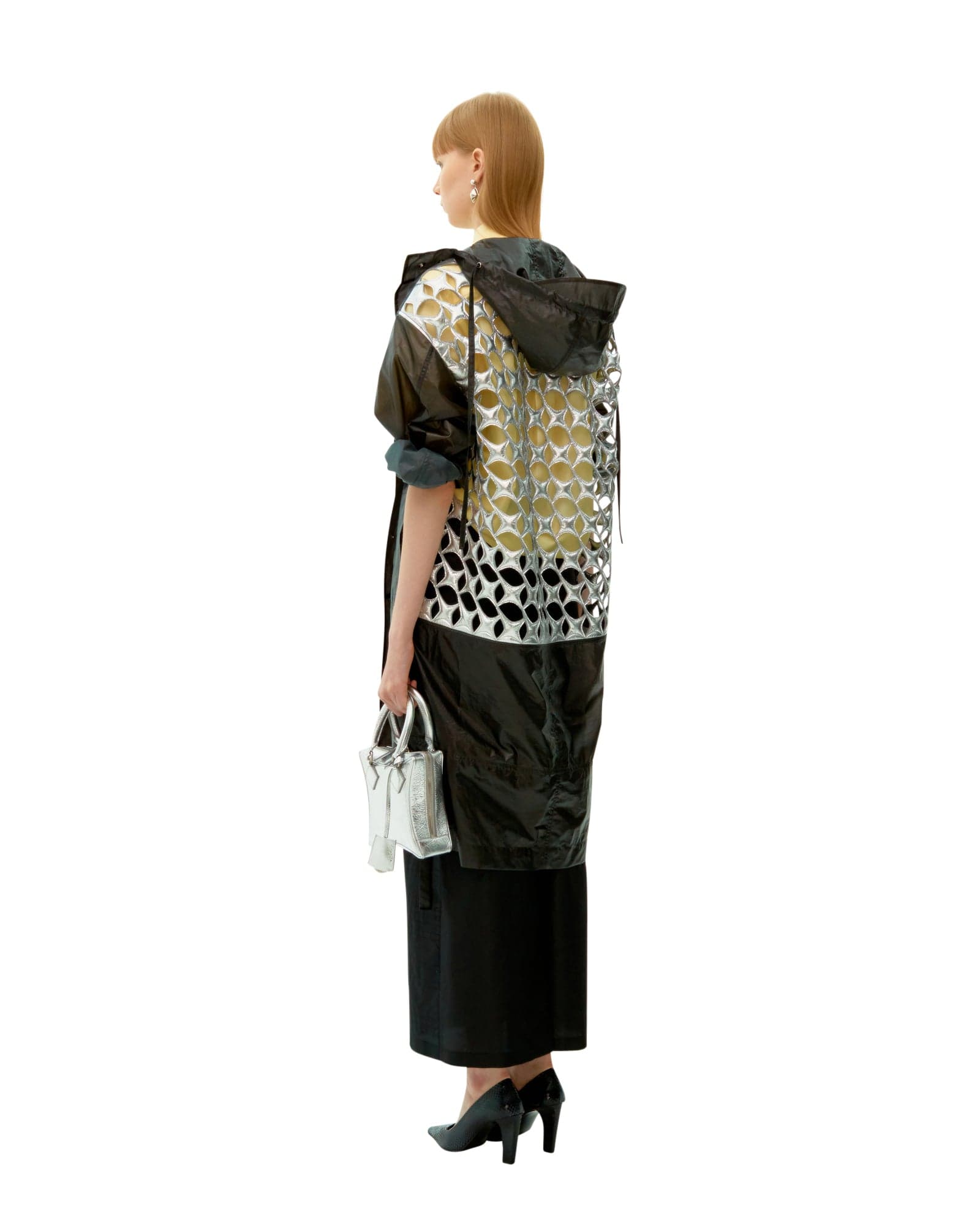 Black Pintuck Long Skirt — vue 4