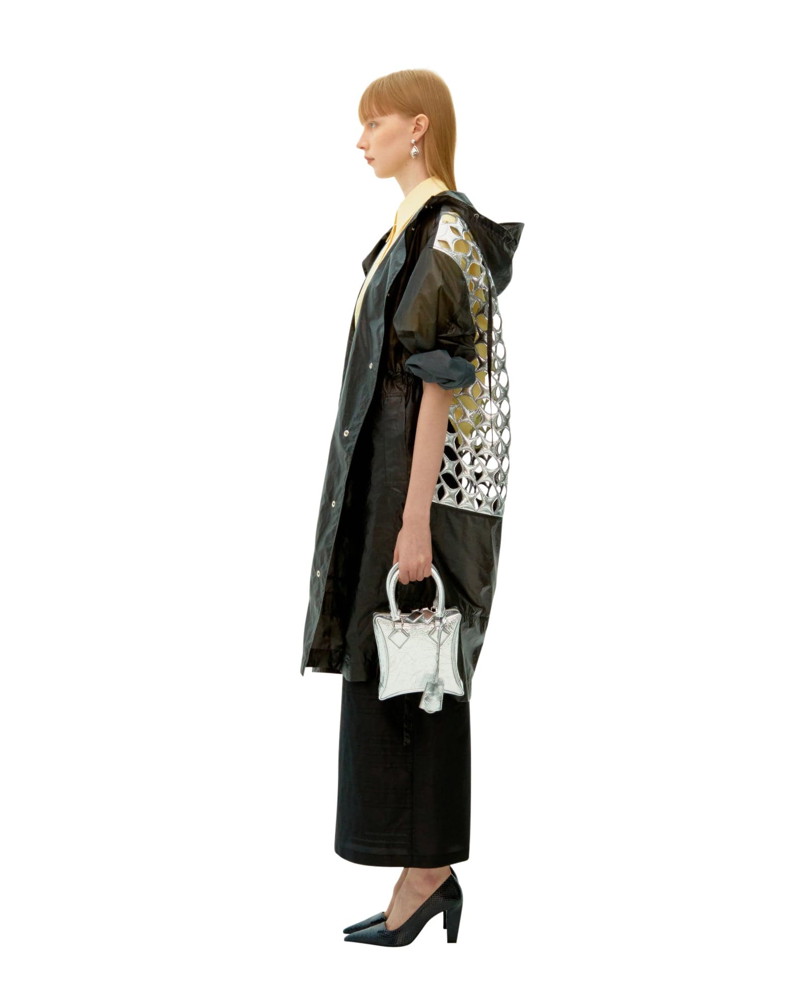 Black Pintuck Long Skirt — vue 5