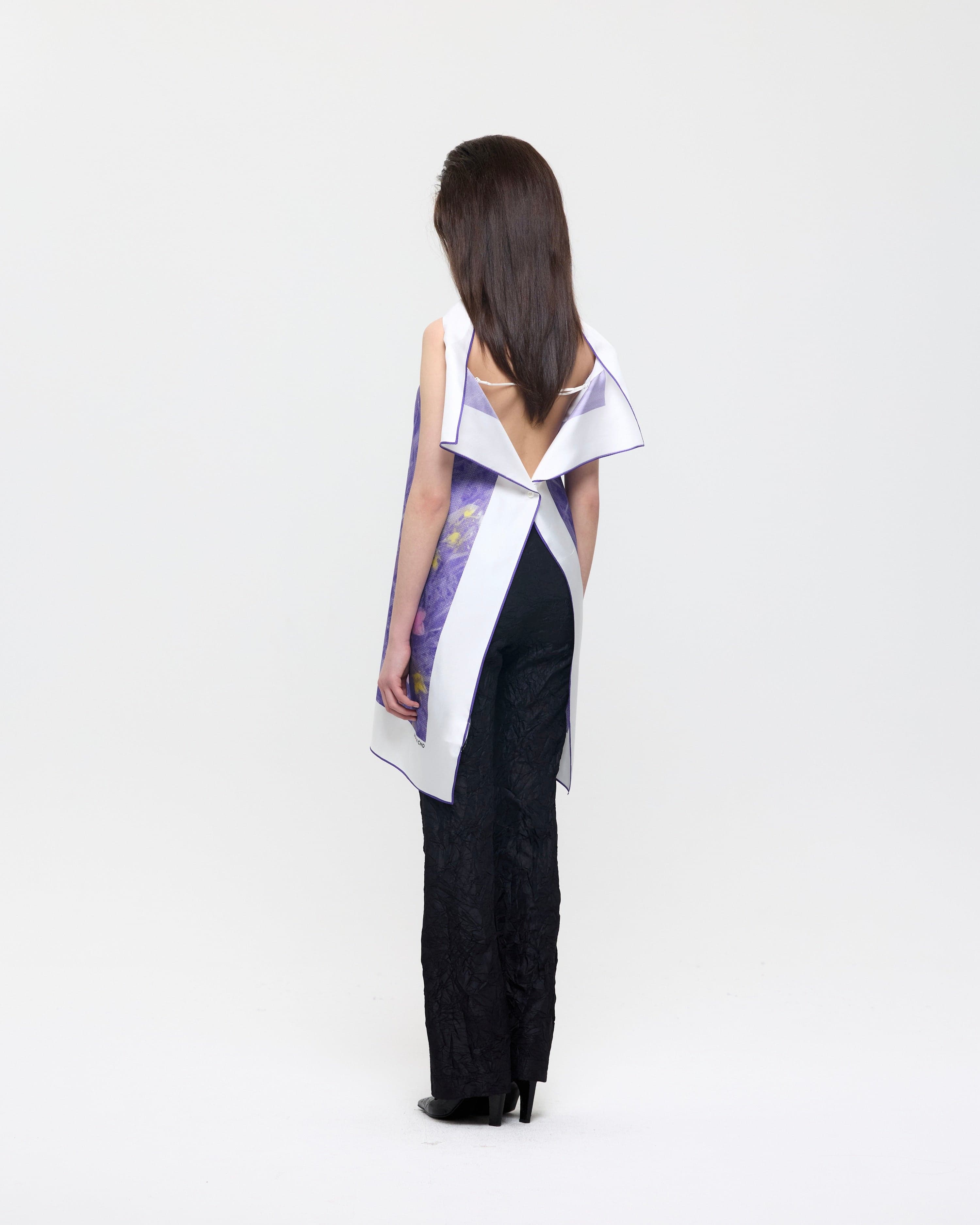 Violet Evening Primrose Flag Dress — vue 4