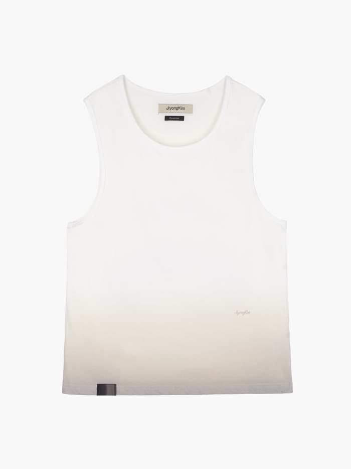 Sun-Bleached Tab Sleeveless - White — vue 1