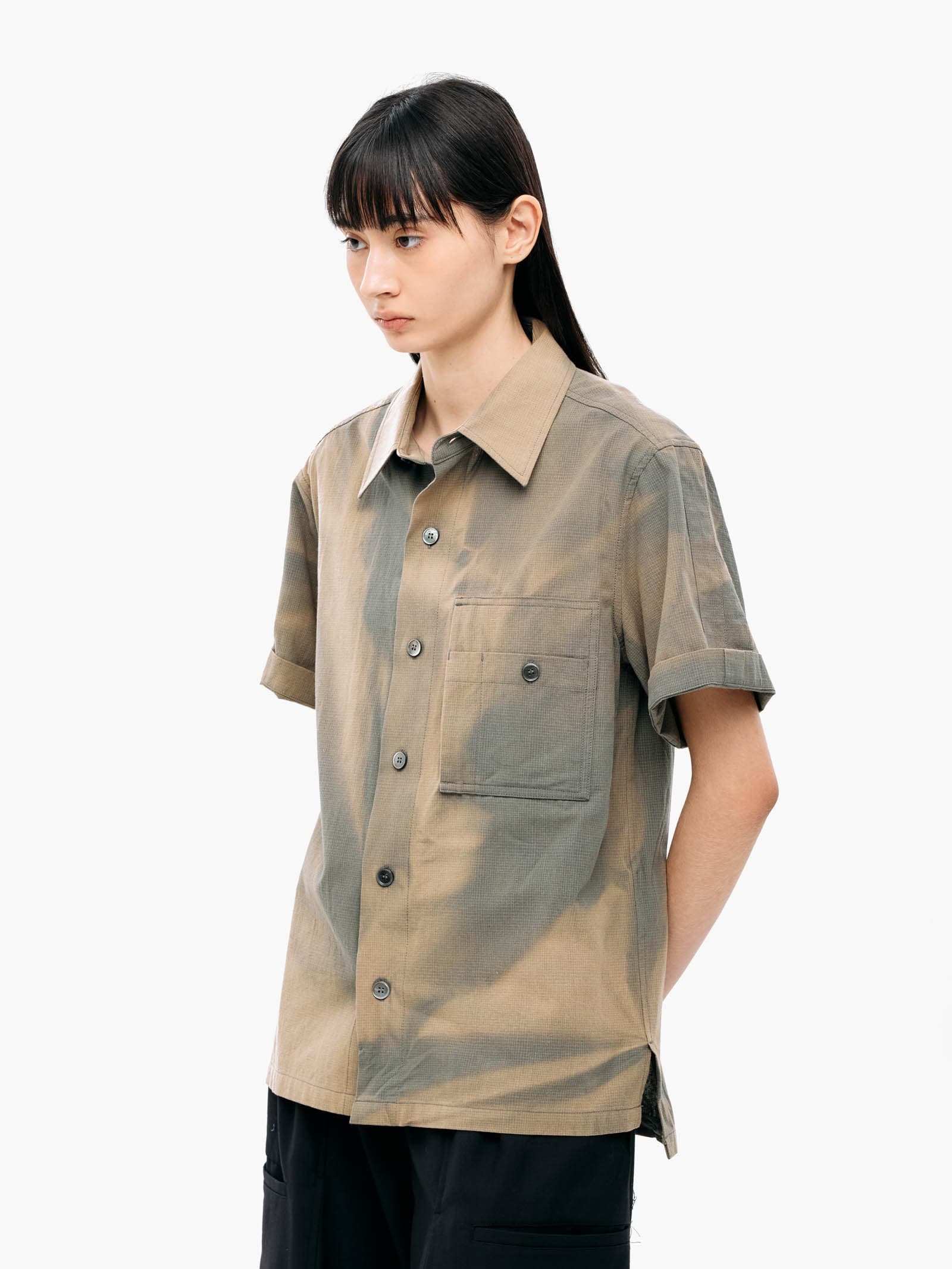 Sun-Bleached Work Shirt - Khaki — vue 5