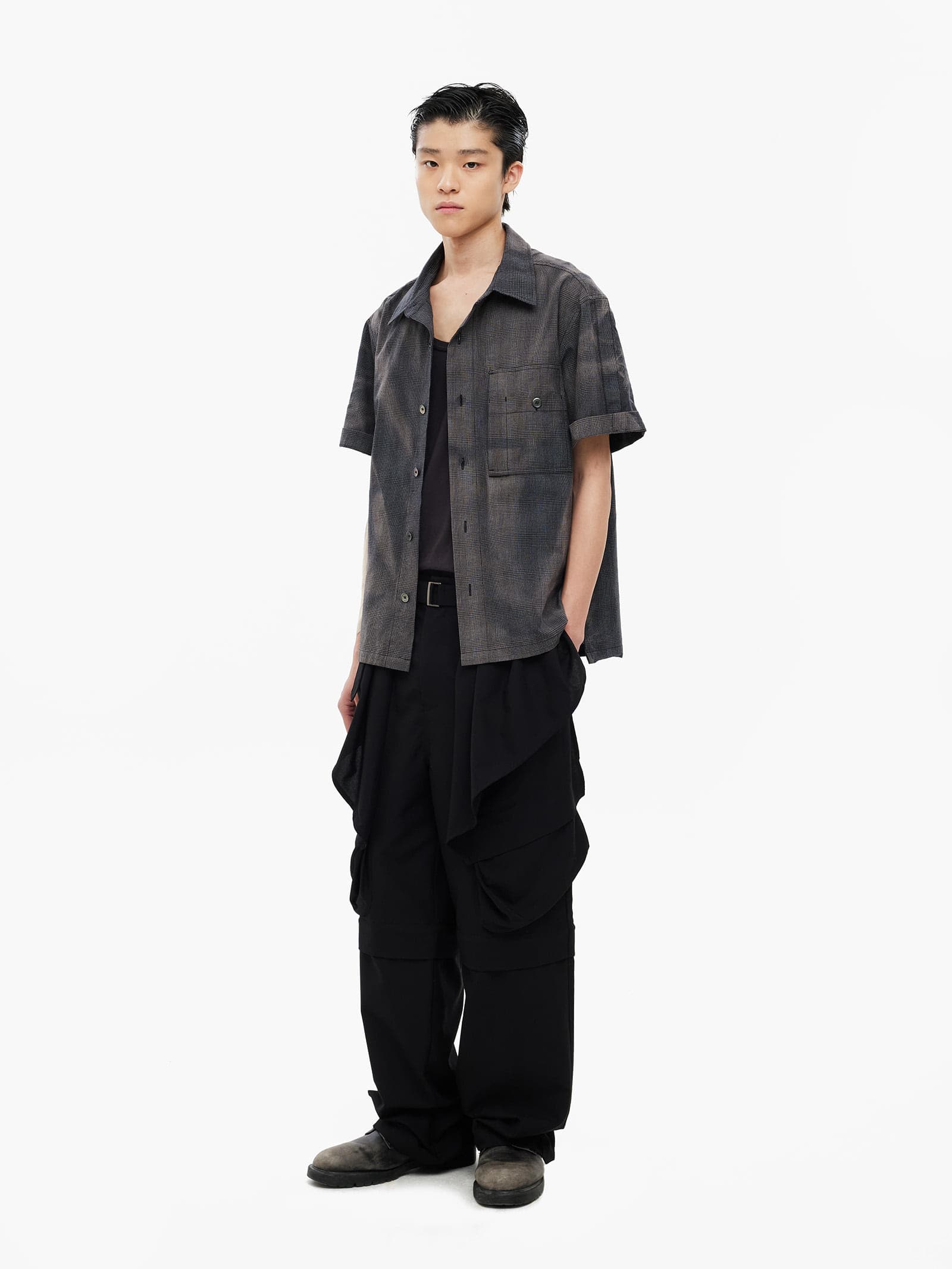 Sun-Bleached Work Shirt - Black — vue 2