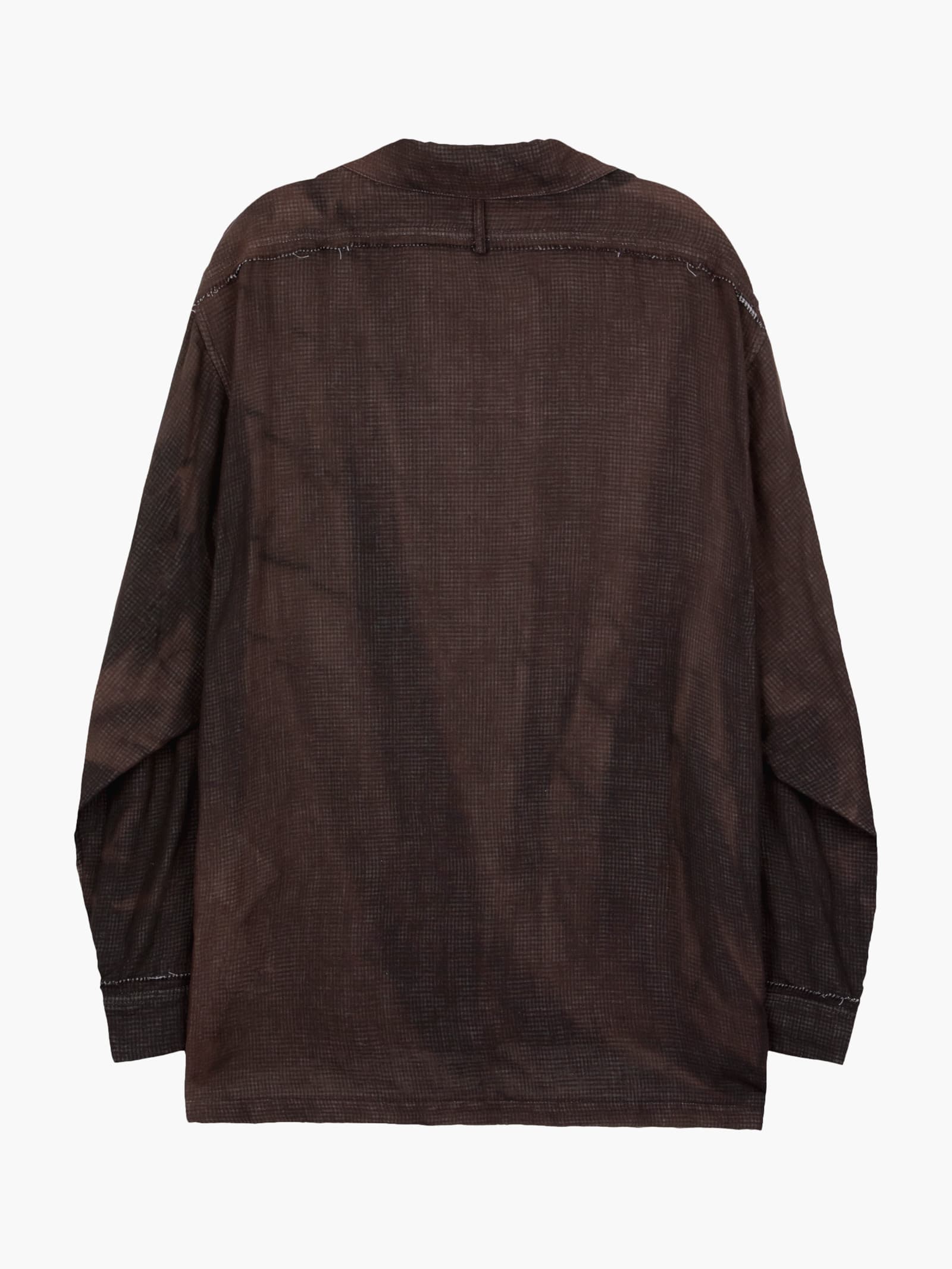 Sun-Bleached Strap Detailed Shirt - Black — vue 13