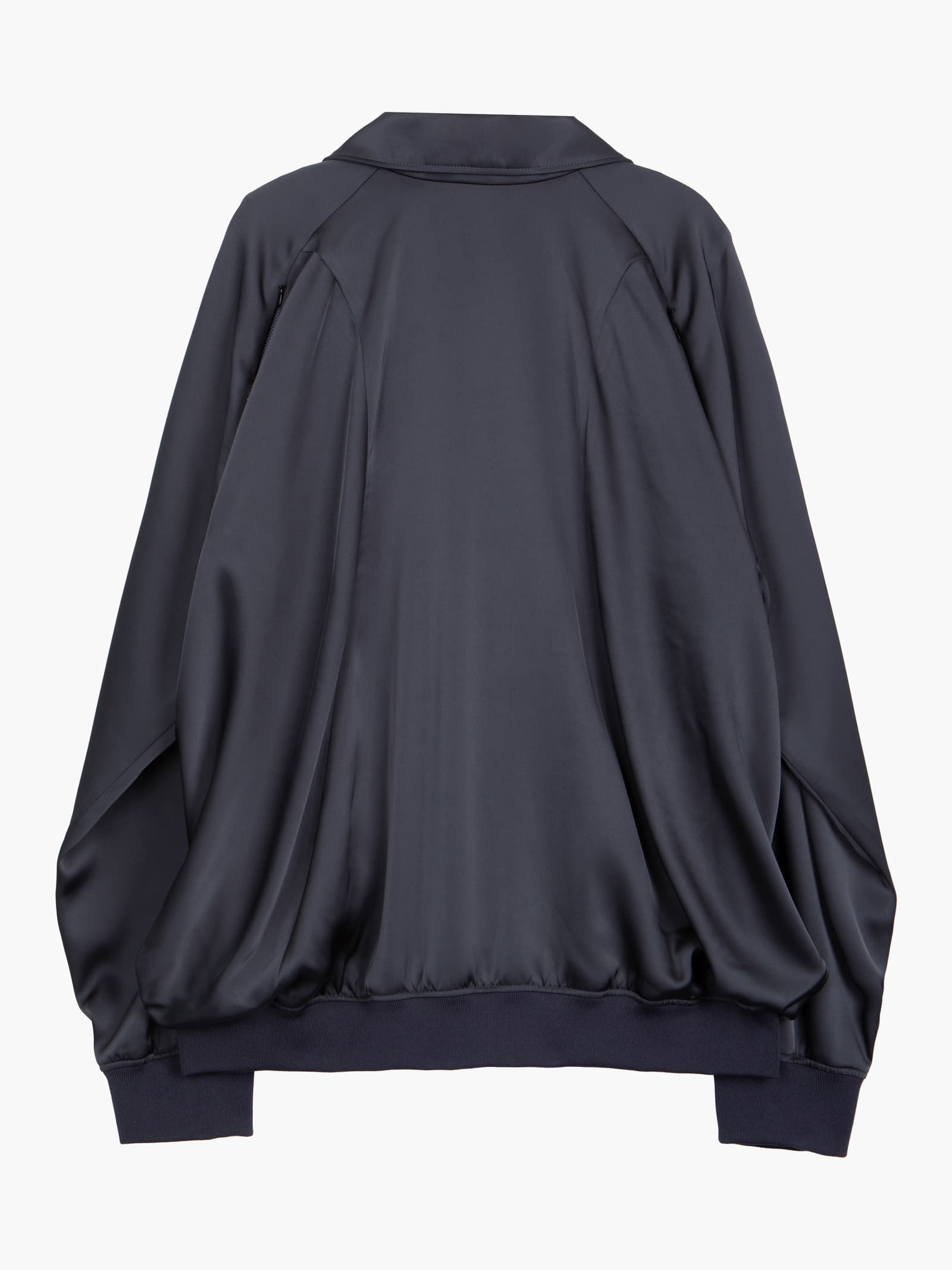Draped Track Jacket - Navy — vue 10