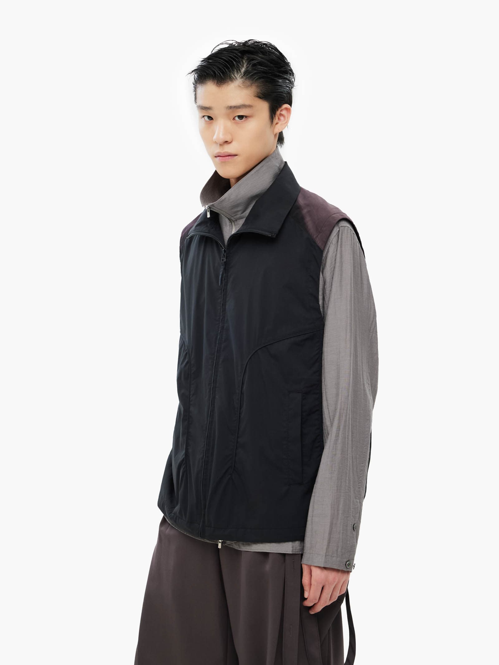 Sun-Bleached Work Vest - Black — vue 4