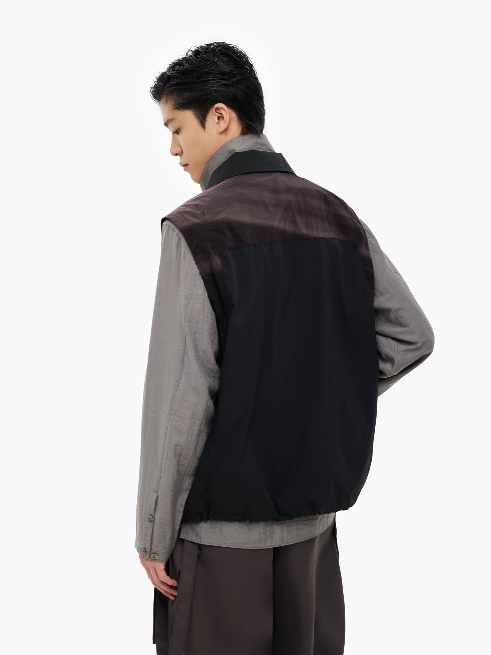 Sun-Bleached Work Vest - Black — vue 5