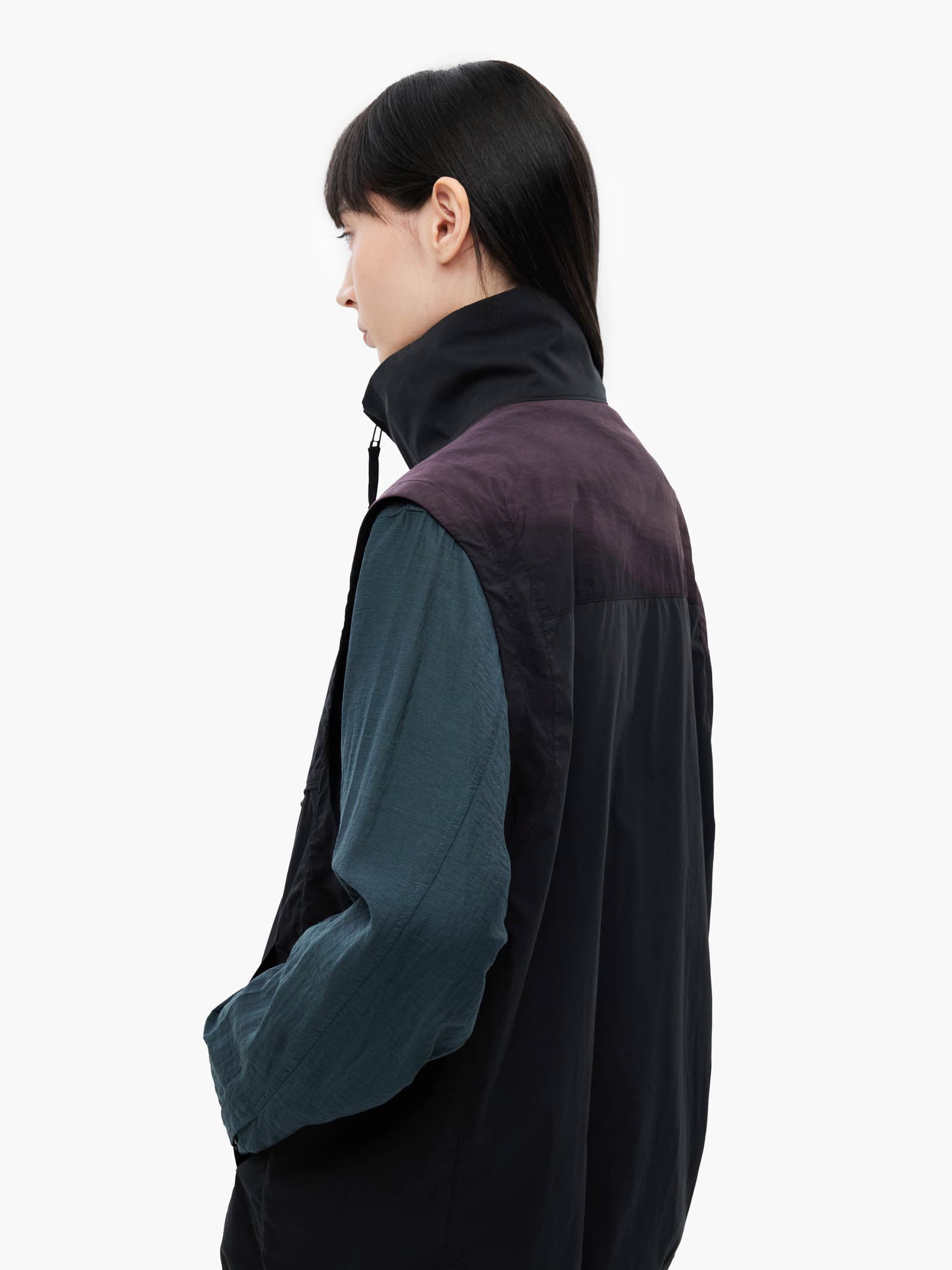 Sun-Bleached Work Vest - Black — vue 7