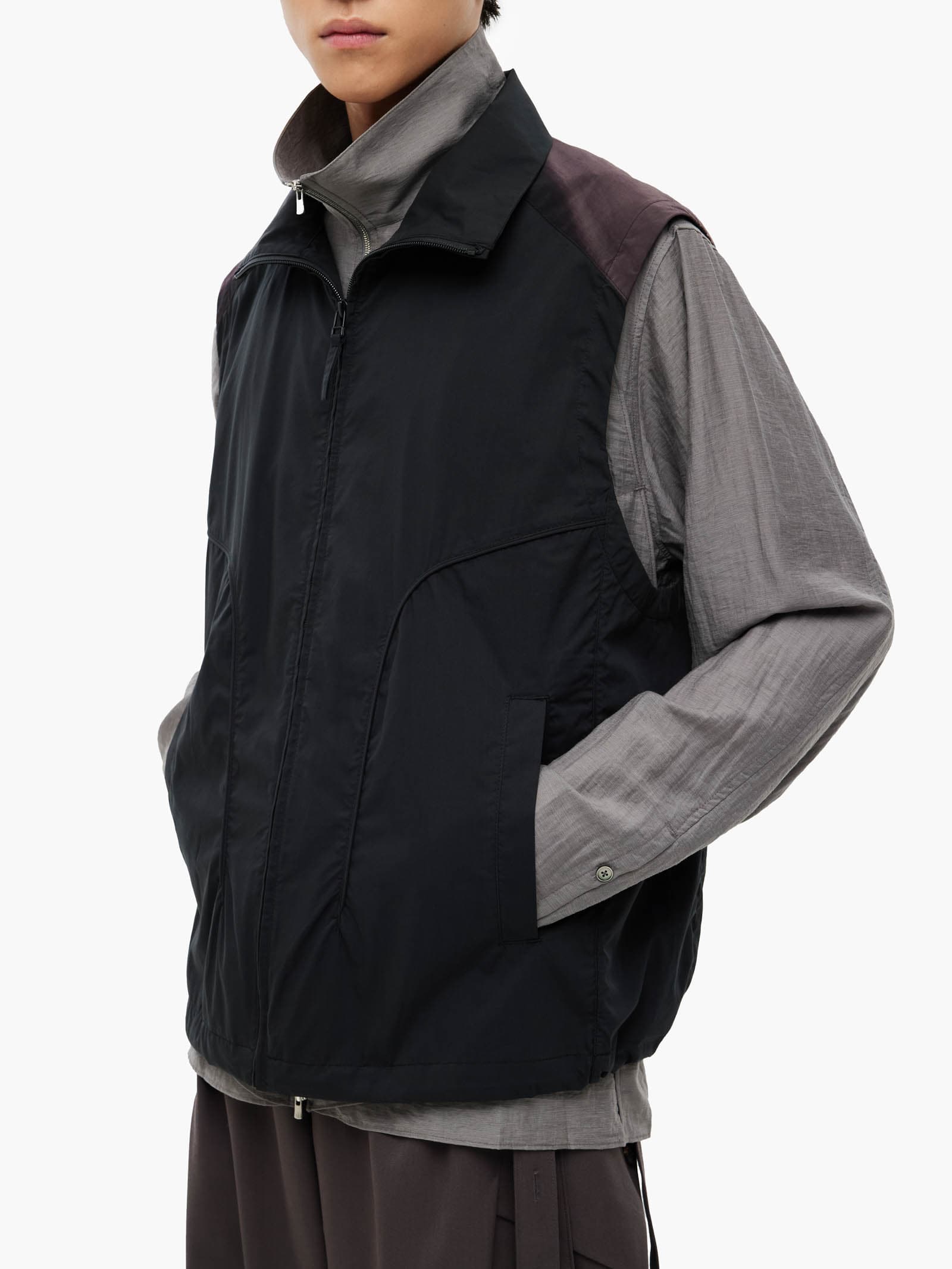 Sun-Bleached Work Vest - Black — vue 8