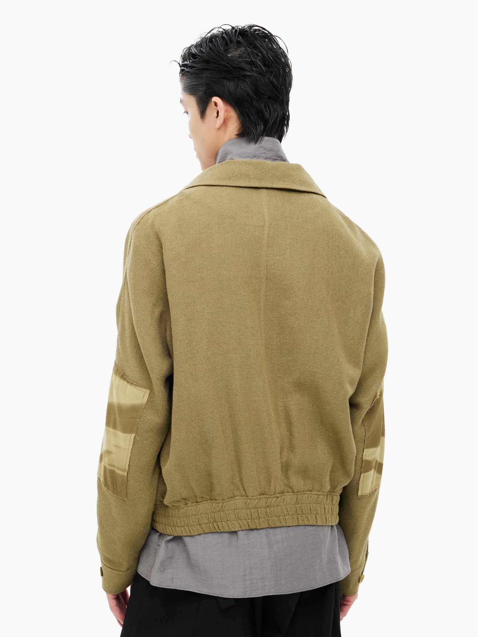 Sun-Bleached Double Front Jacket - Khaki — vue 11
