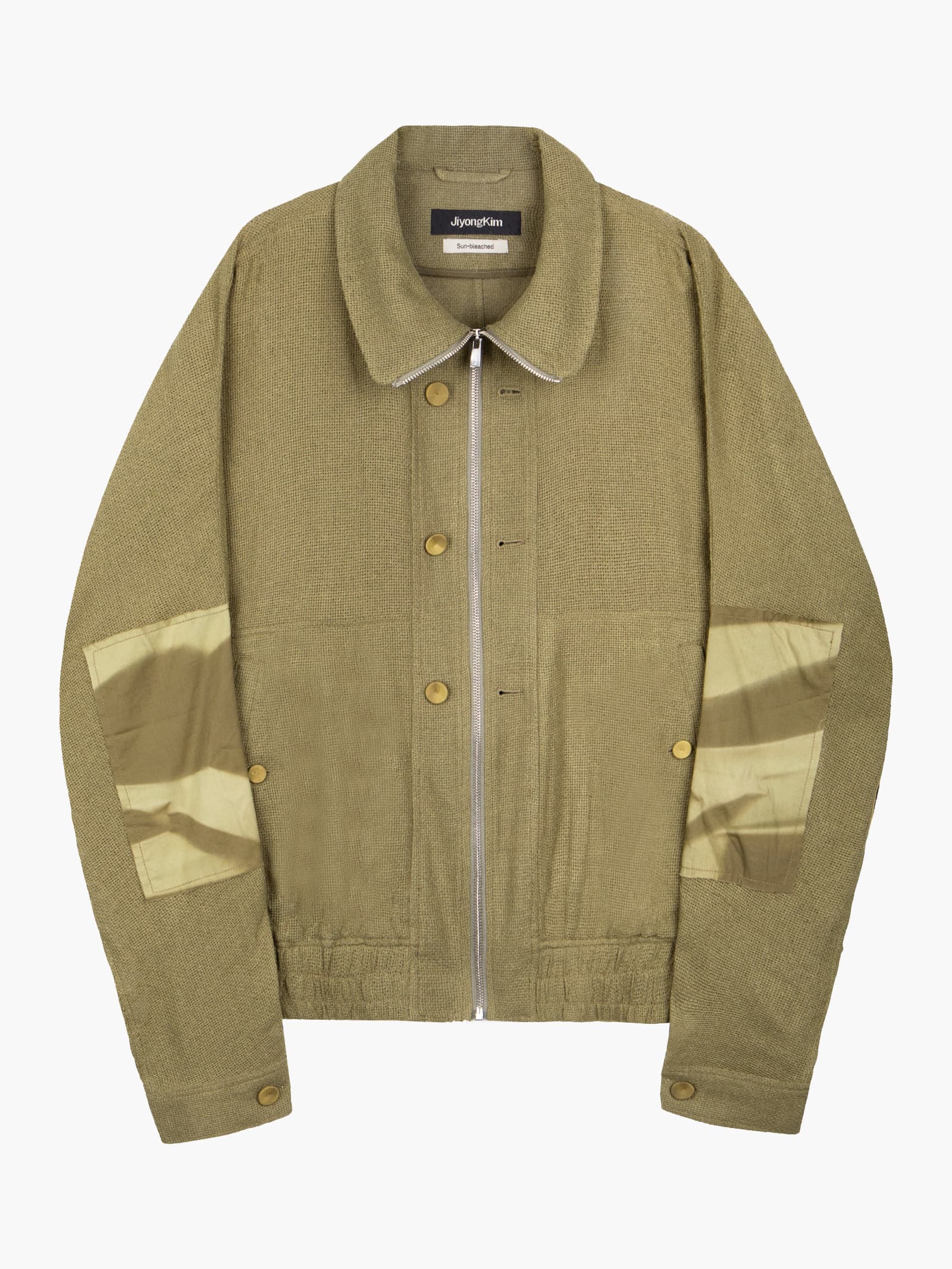 Sun-Bleached Double Front Jacket - Khaki — vue 12