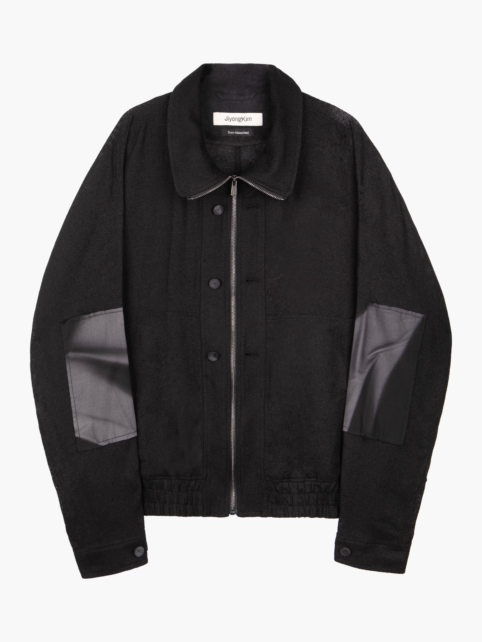 Sun-Bleached Double Front Jacket - Black — vue 12