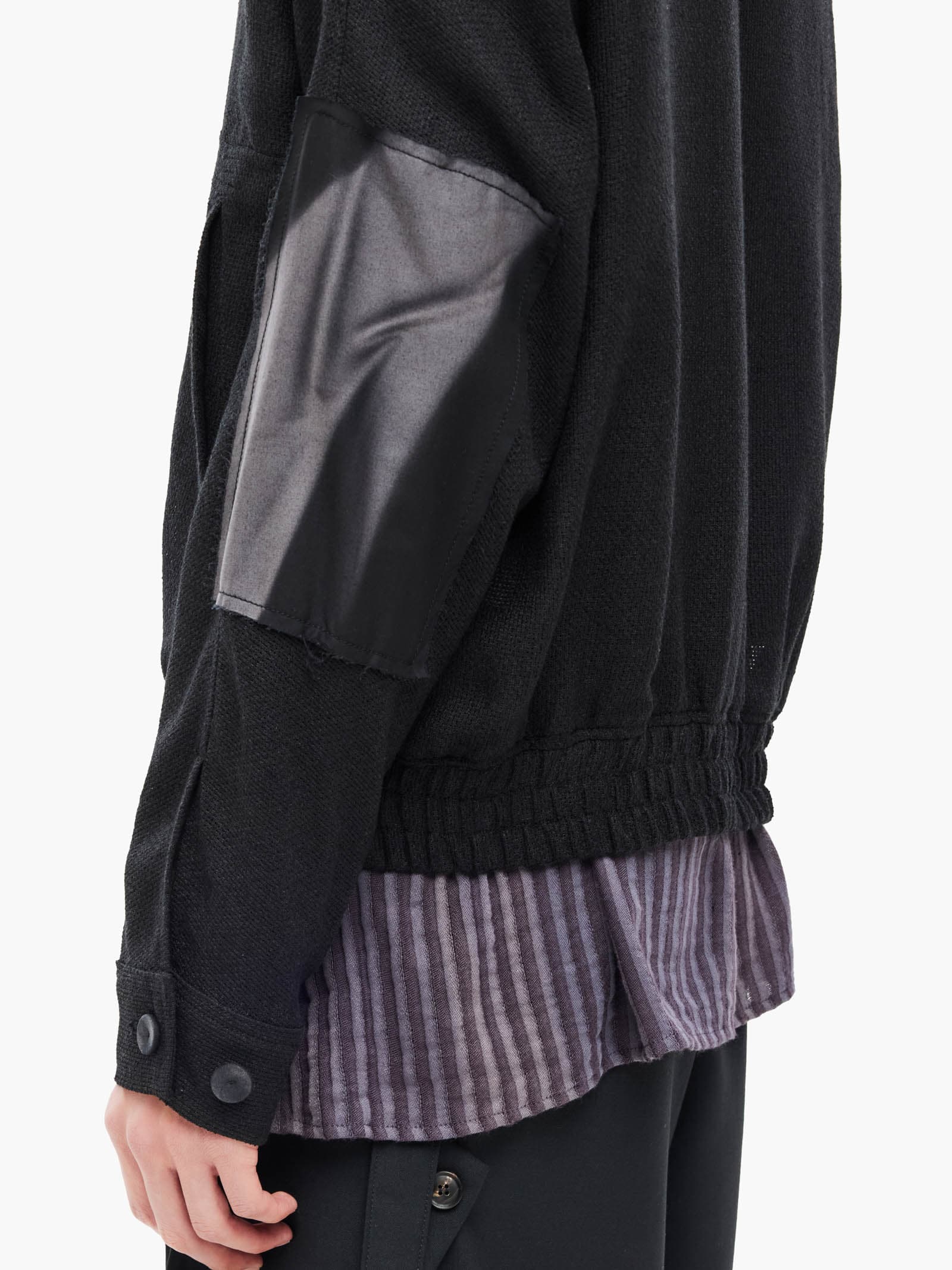 Sun-Bleached Double Front Jacket - Black — vue 10