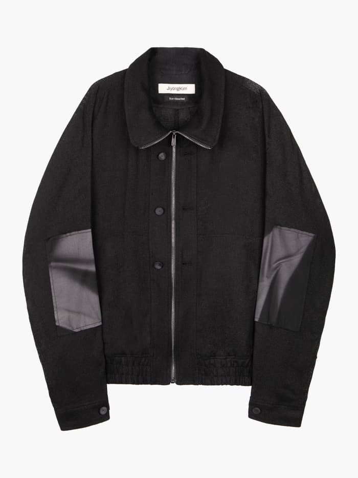Sun-Bleached Double Front Jacket - Black