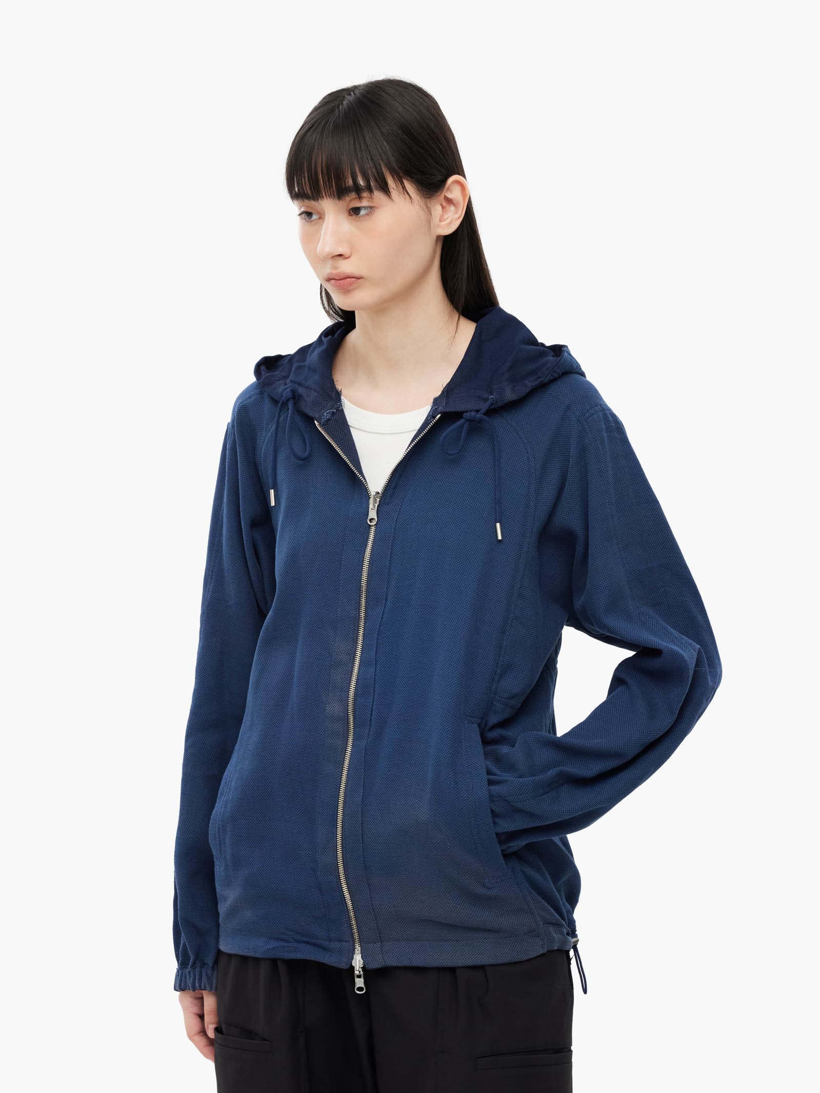 Sun-Bleached Reversible Hood Jacket - Navy — vue 6