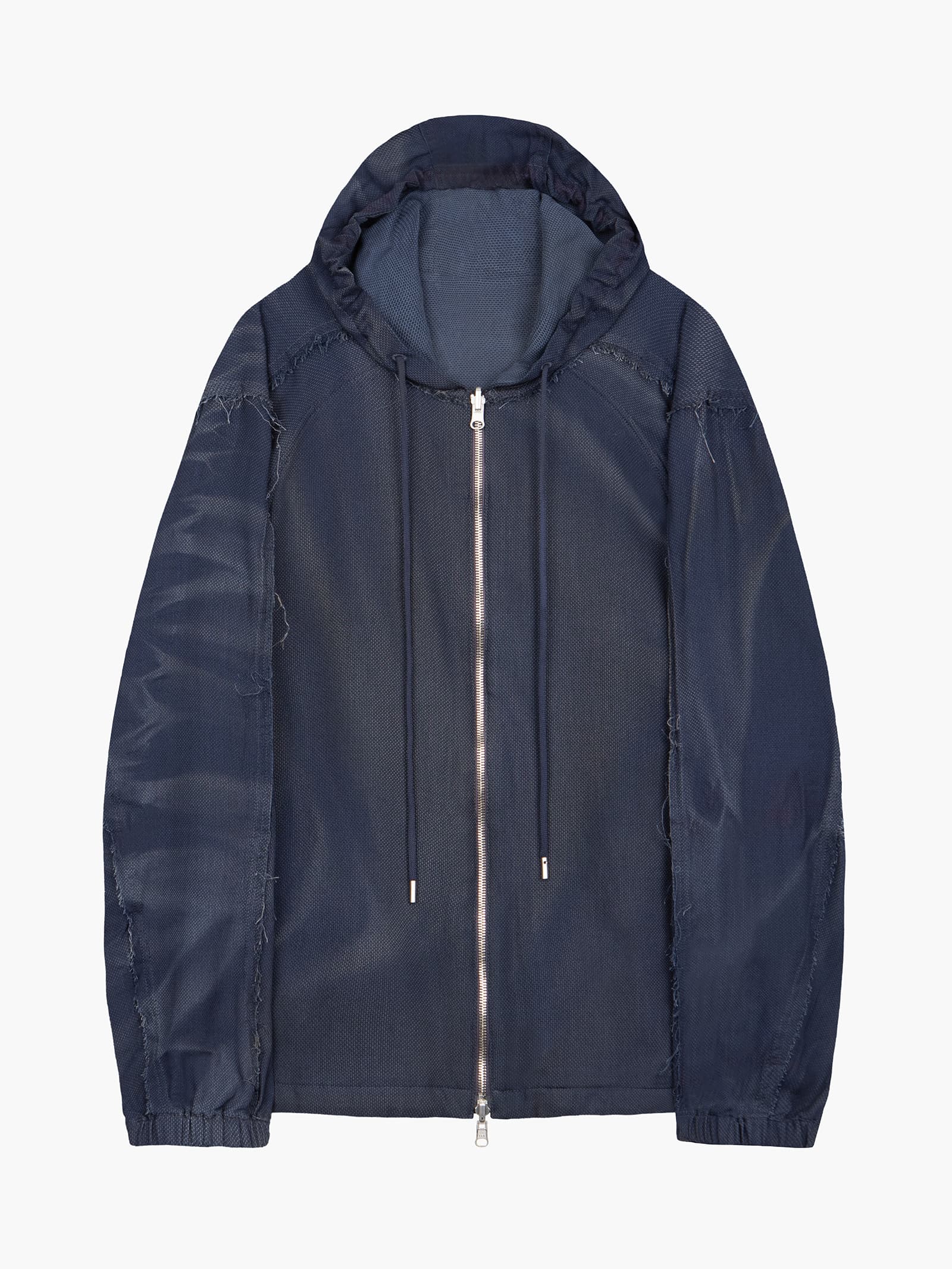 Sun-Bleached Reversible Hood Jacket - Navy — vue 9