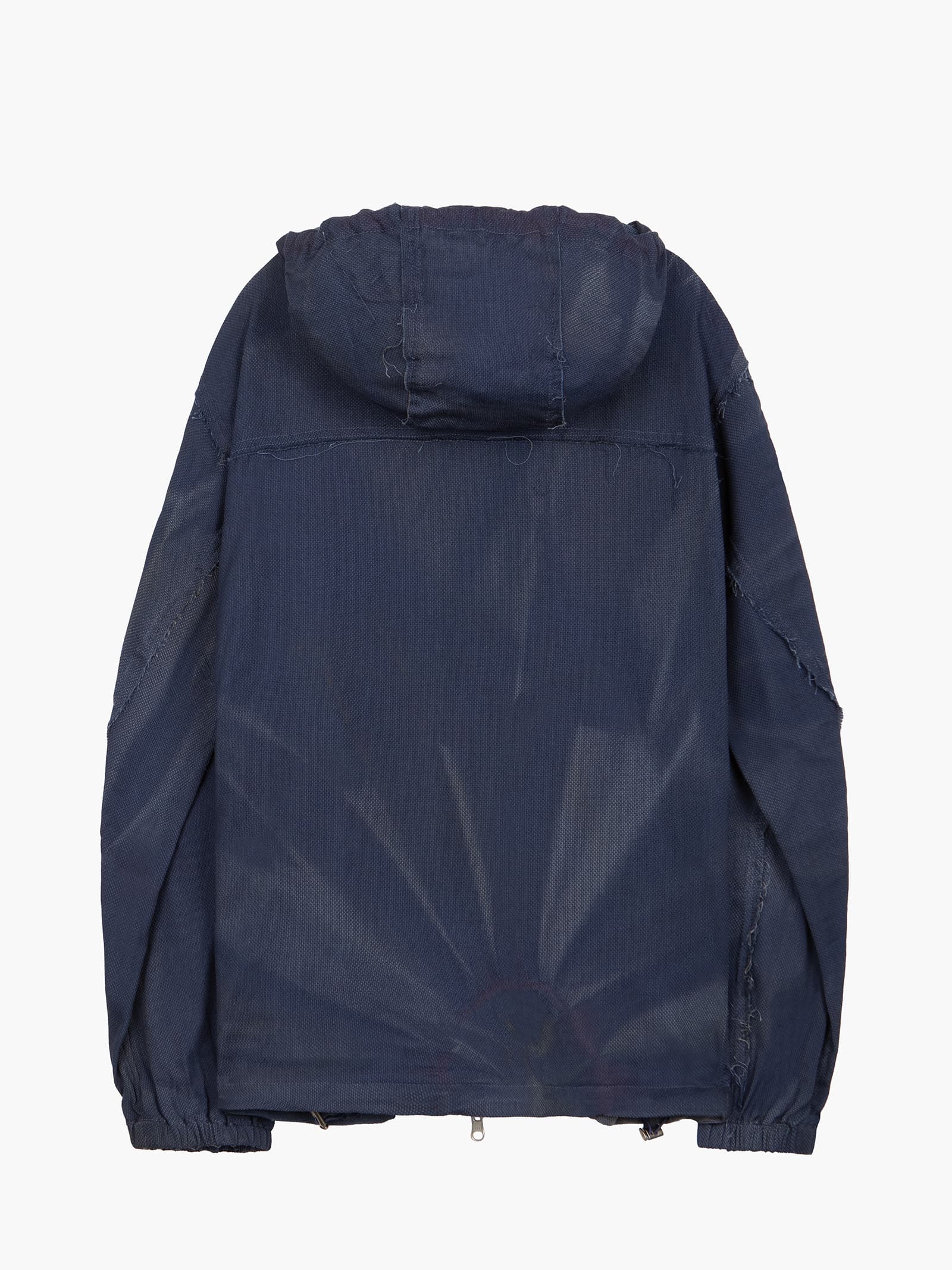 Sun-Bleached Reversible Hood Jacket - Navy — vue 10