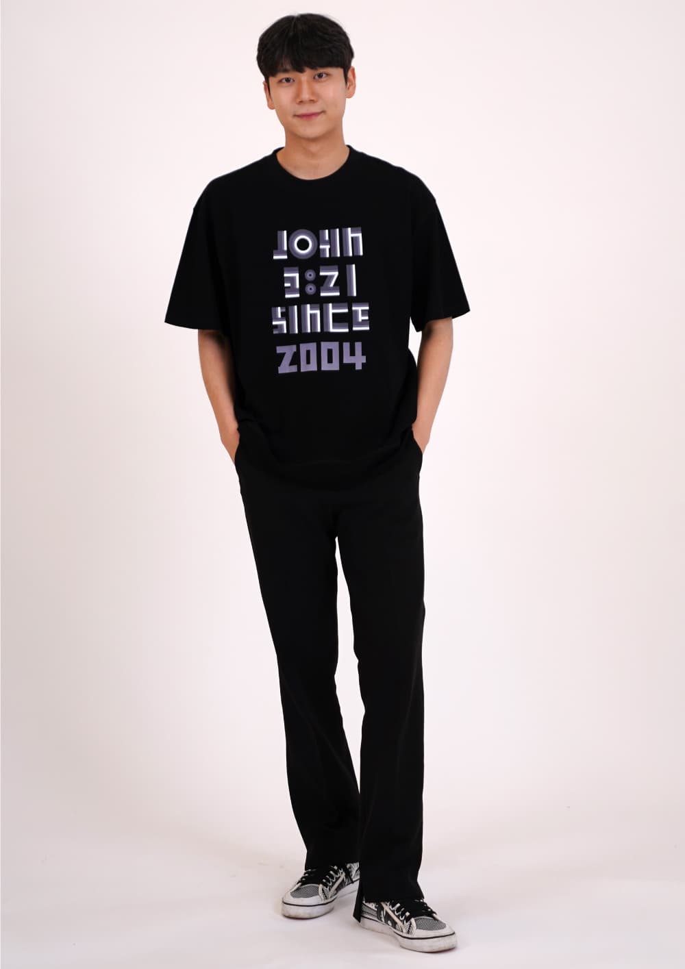 Three-Color Print Short-Sleeve T-Shirt — vue 8