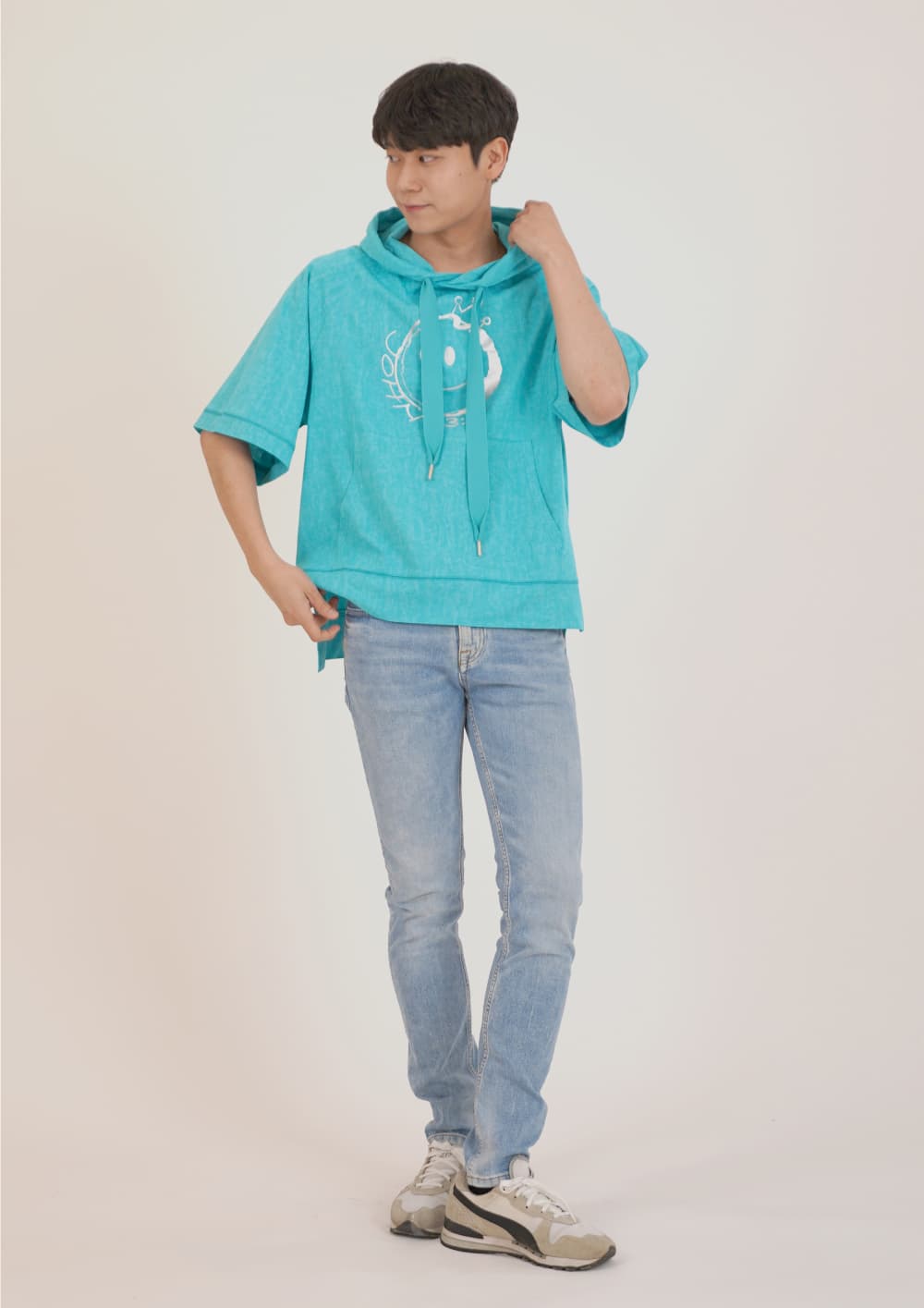Smile Hooded Short-Sleeve Tee — vue 5