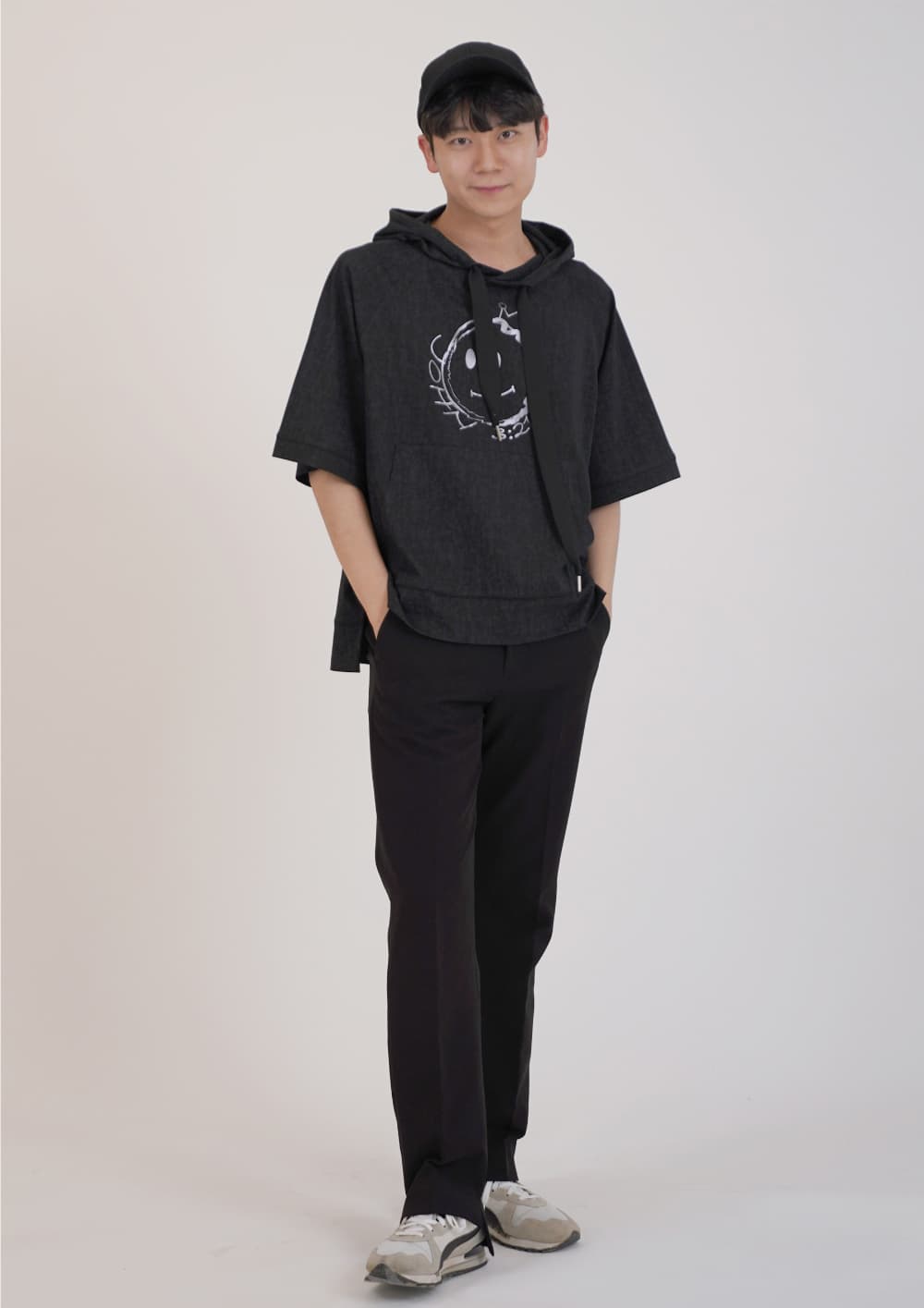 Smile Hooded Short-Sleeve Tee — vue 7
