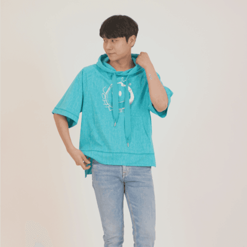 Smile Hooded Short-Sleeve Tee — vue 1